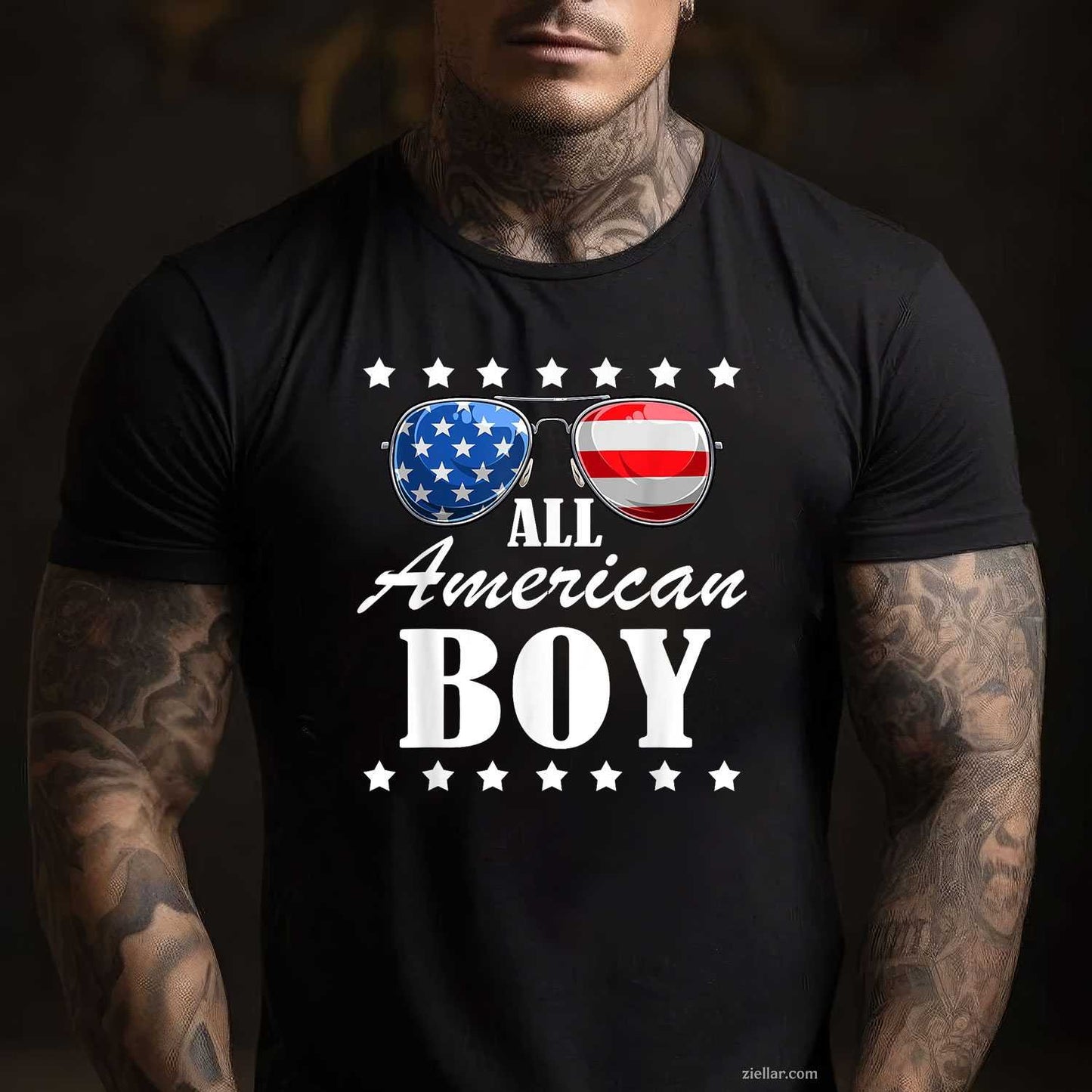 4th July America Independence Day Patriot USA Mens & T-Shirt Tee