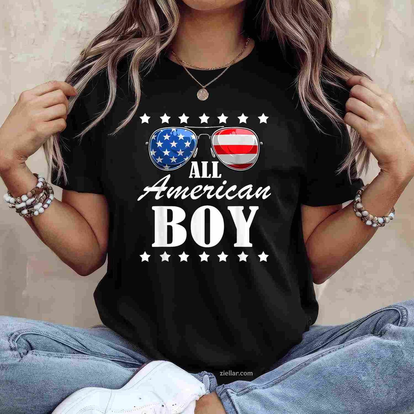 4th July America Independence Day Patriot USA Mens & T-Shirt Tee