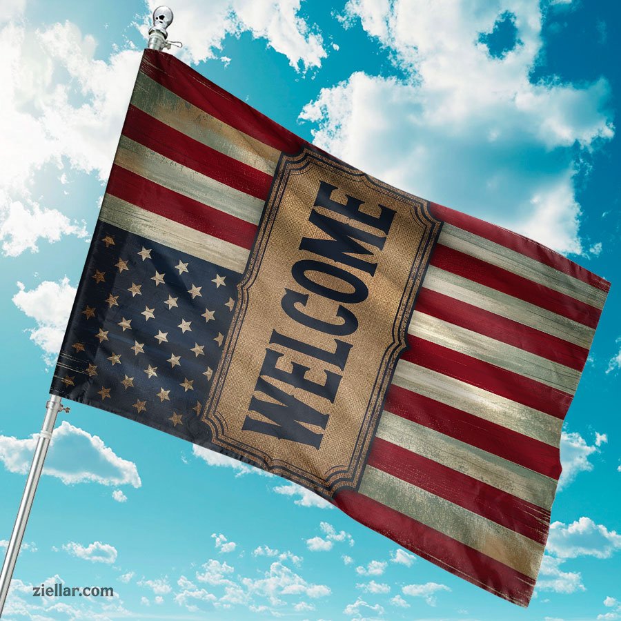 4th of July Patriotic Garden Flag 12x18 Inch Double Sided, Yard Decor