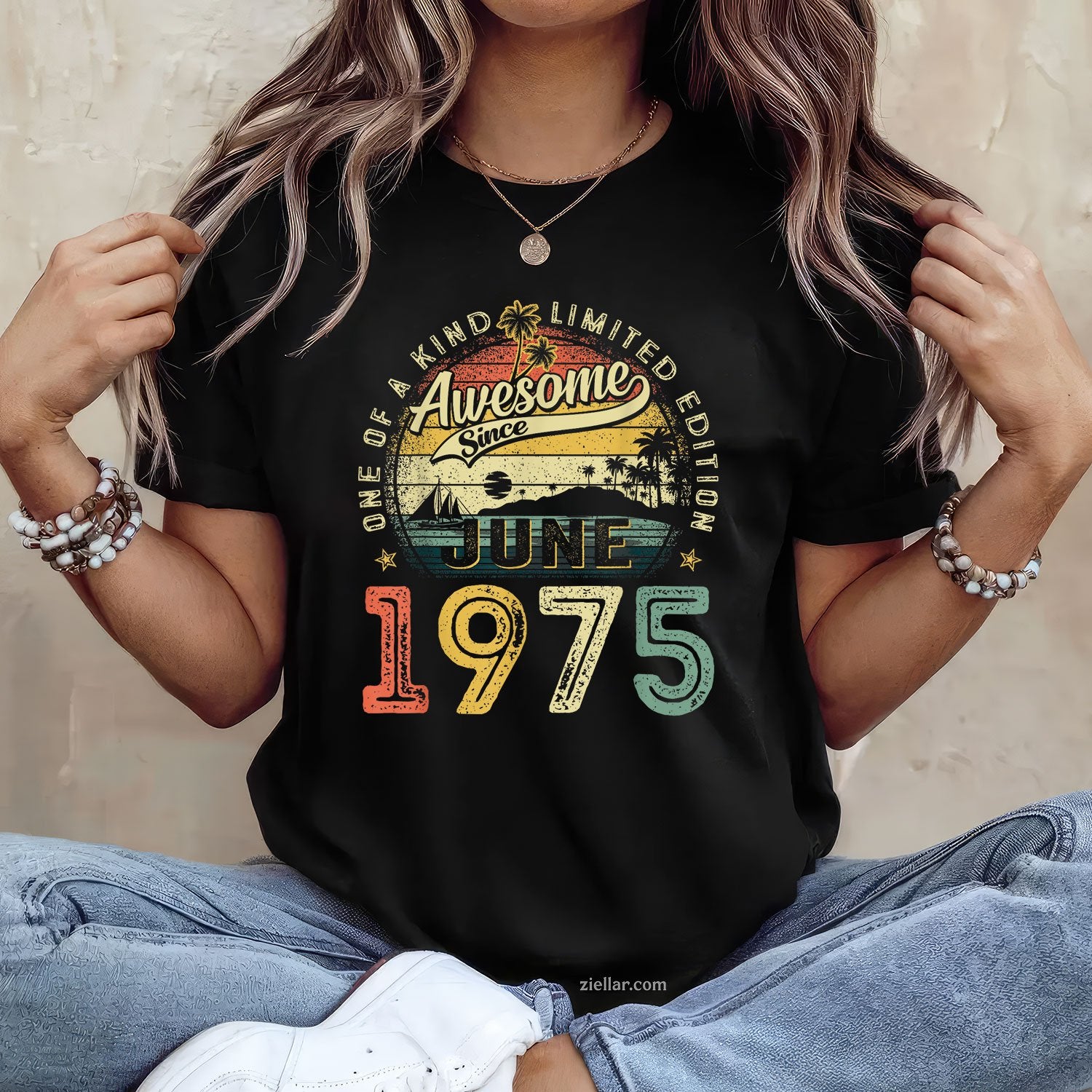 50 Years Old Vintage Made In June 1975 50th