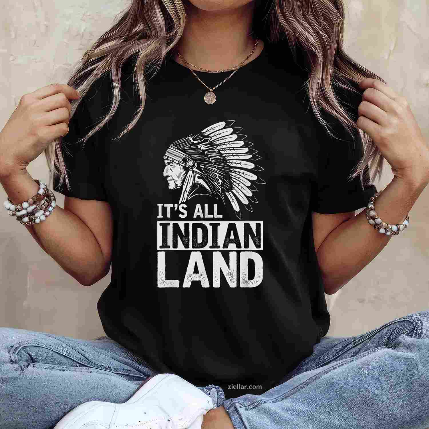 A Native American Woman With Native Blood T-Shirt And Tee For Women And Adults