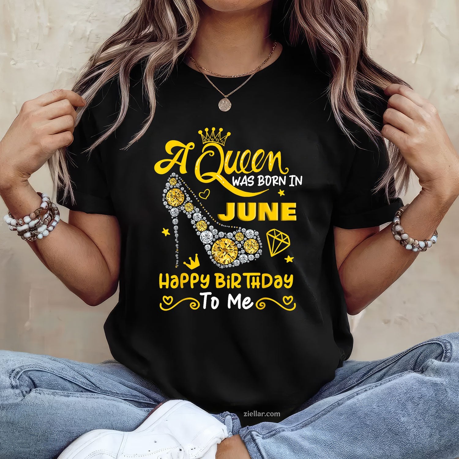 A Queen Was Born In June Happy Birthday To