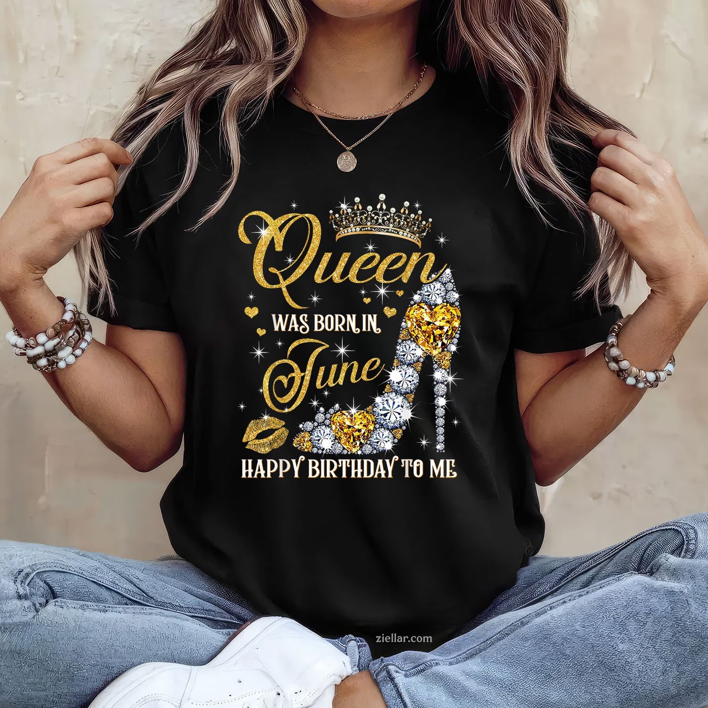 A Queen Was Born In June Happy