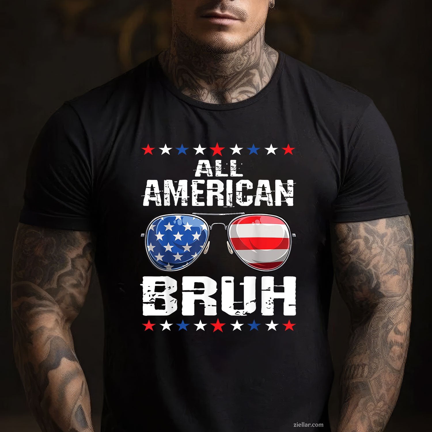 All American Bruh 4th Of July Patriotic USA