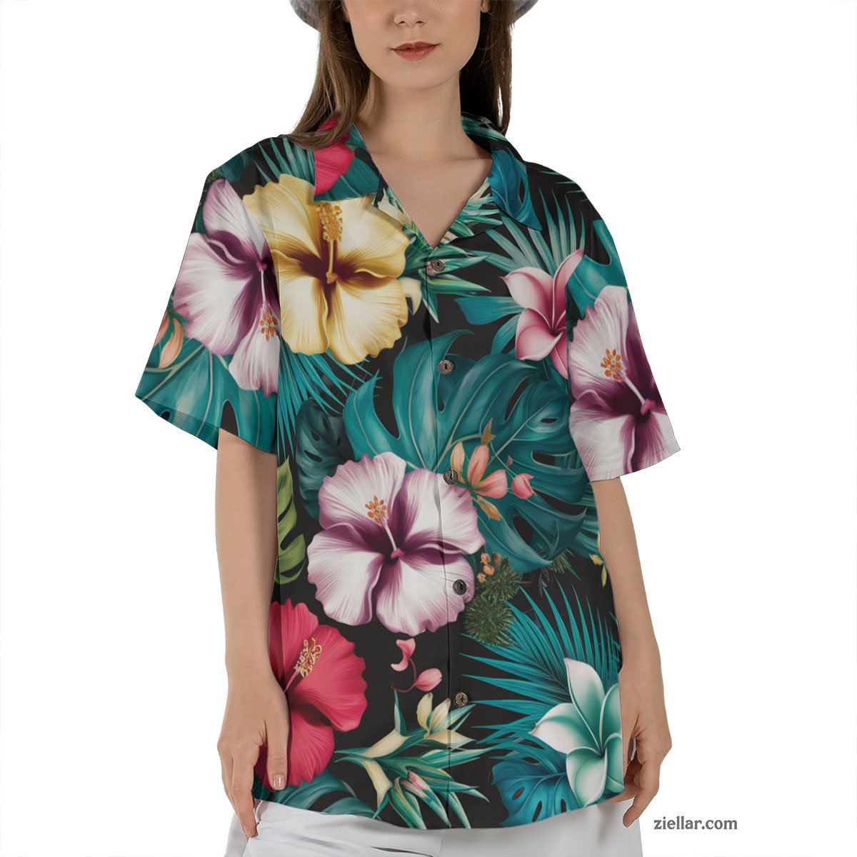 Aloha Floral Paradise Hawaiian Shirt and Tee, Unisex Vacation Shirt