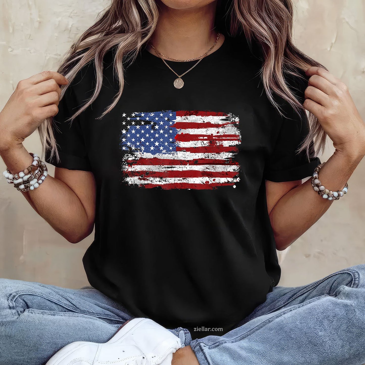 American Flag USA United States of America US 4th
