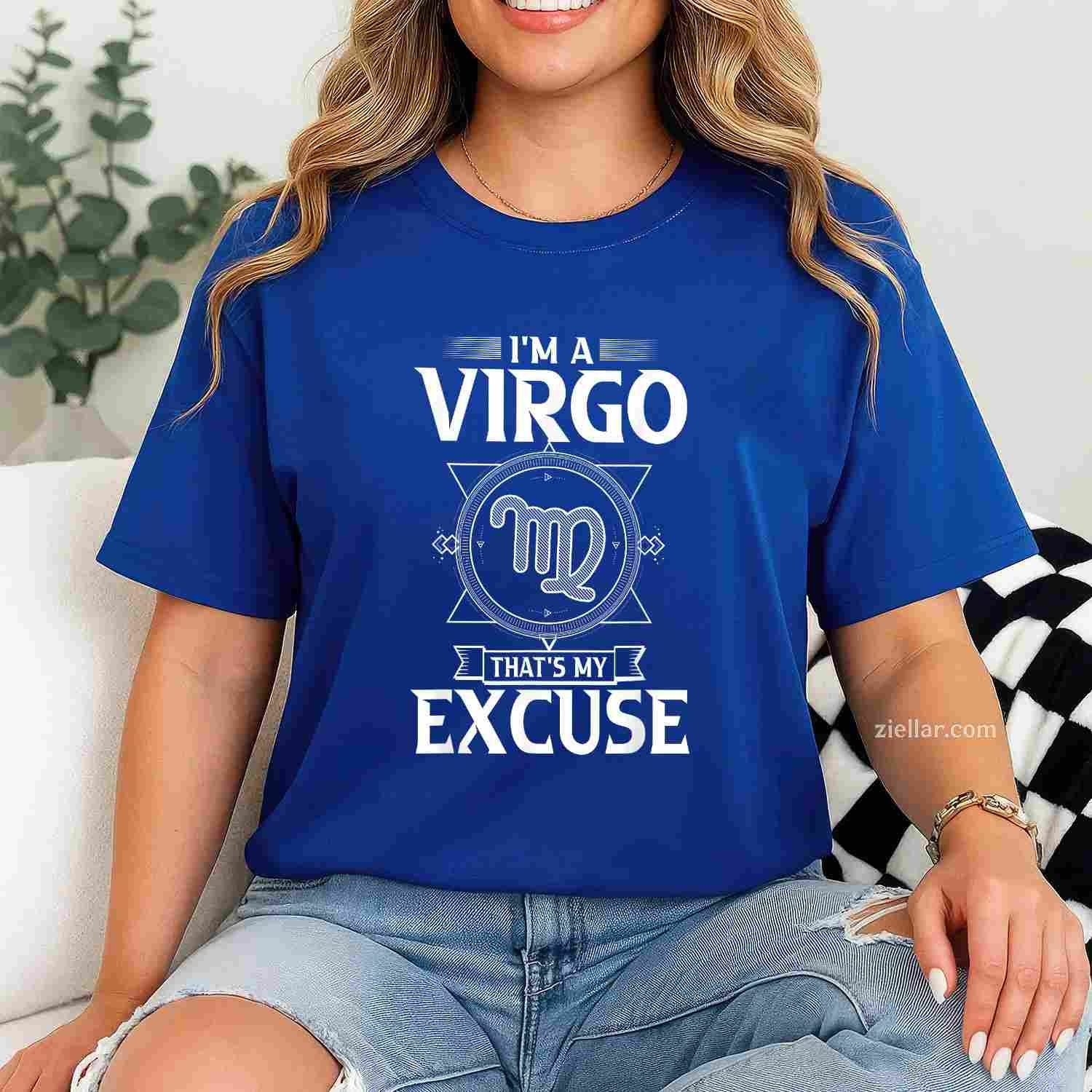 August 23 to September 22 birthday design Virgo Zodiac sign T-Shirt Tee for Men Women Adults Unisex
