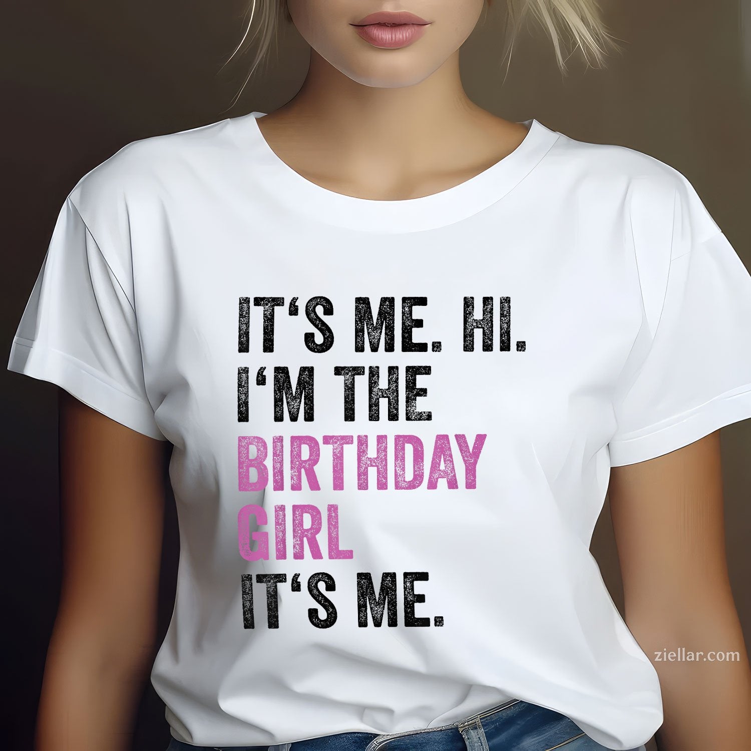 August Girl Tee and T-Shirt, It’s Me I’m the Birthday Girl Funny Party T-Shirt for Women Adults