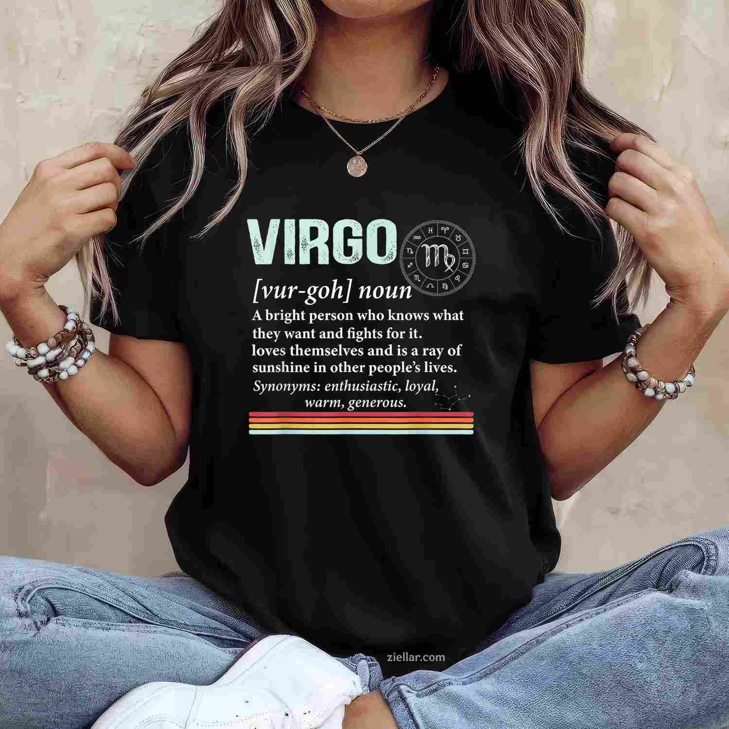 August September birthday Astrology definition of Virgo T-Shirt Tee for Men Women Adults Unisex