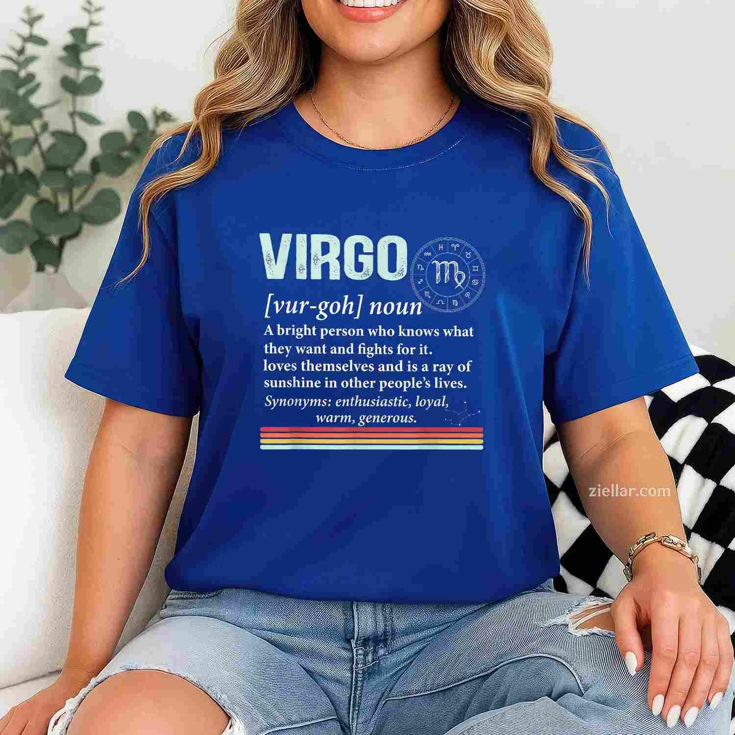 August September birthday Astrology definition of Virgo T-Shirt Tee for Men Women Adults Unisex