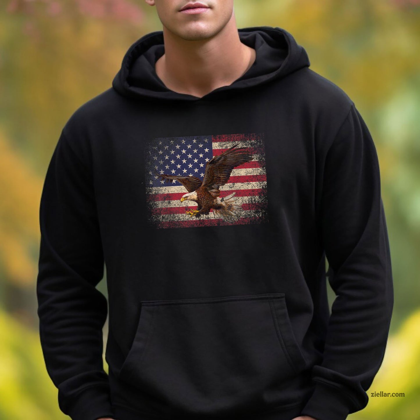 Bald Eagle 4th of July Christmas Gift American Flag Country Hoodie Shirt