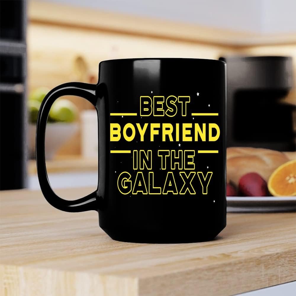 Best Boyfriend Mug, Funny Valentine's Day Gift for Him, Anniversary Coffee Cup 15 Oz