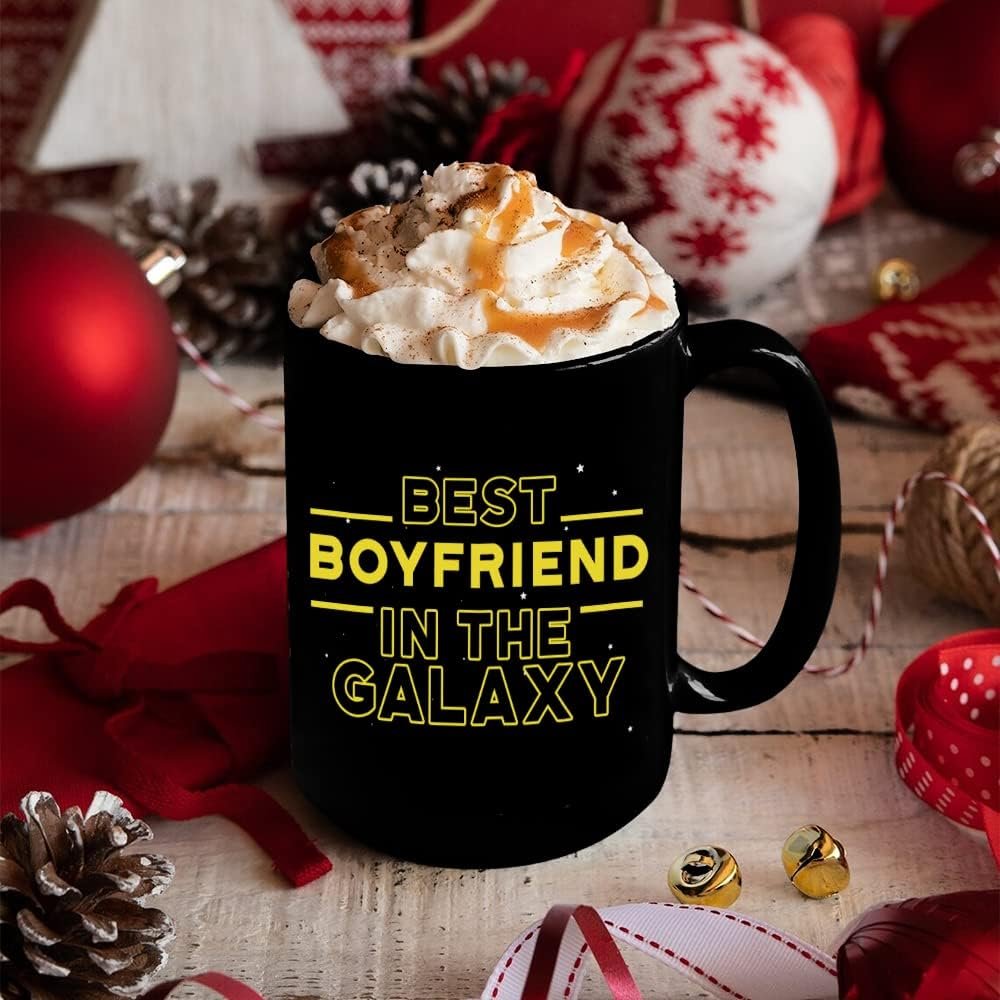 Best Boyfriend Mug, Funny Valentine's Day Gift for Him, Anniversary Coffee Cup 15 Oz