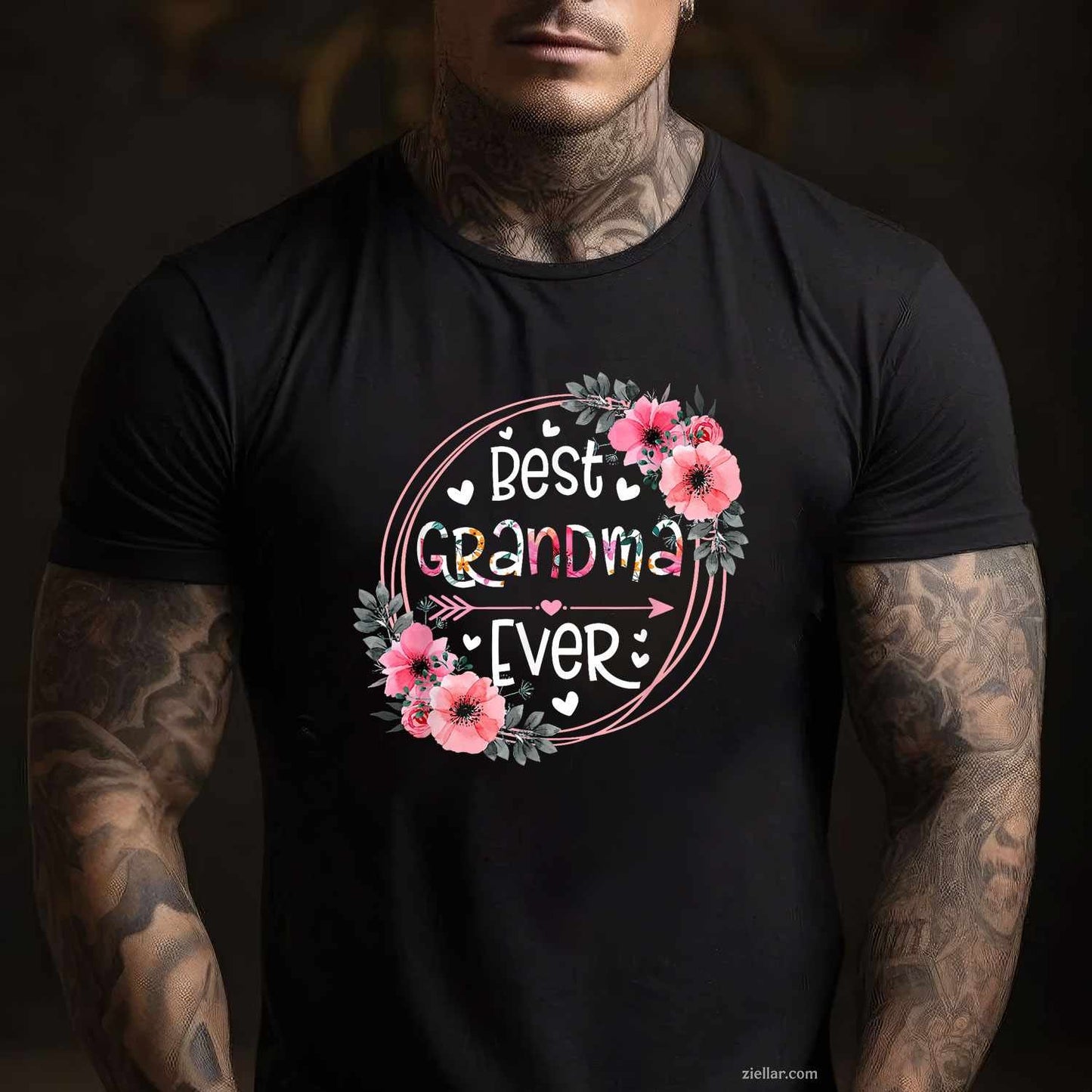 Best Grandma Ever Announcement Mothers Day Grandparents T-Shirt Tee for Men Women Adults Unisex