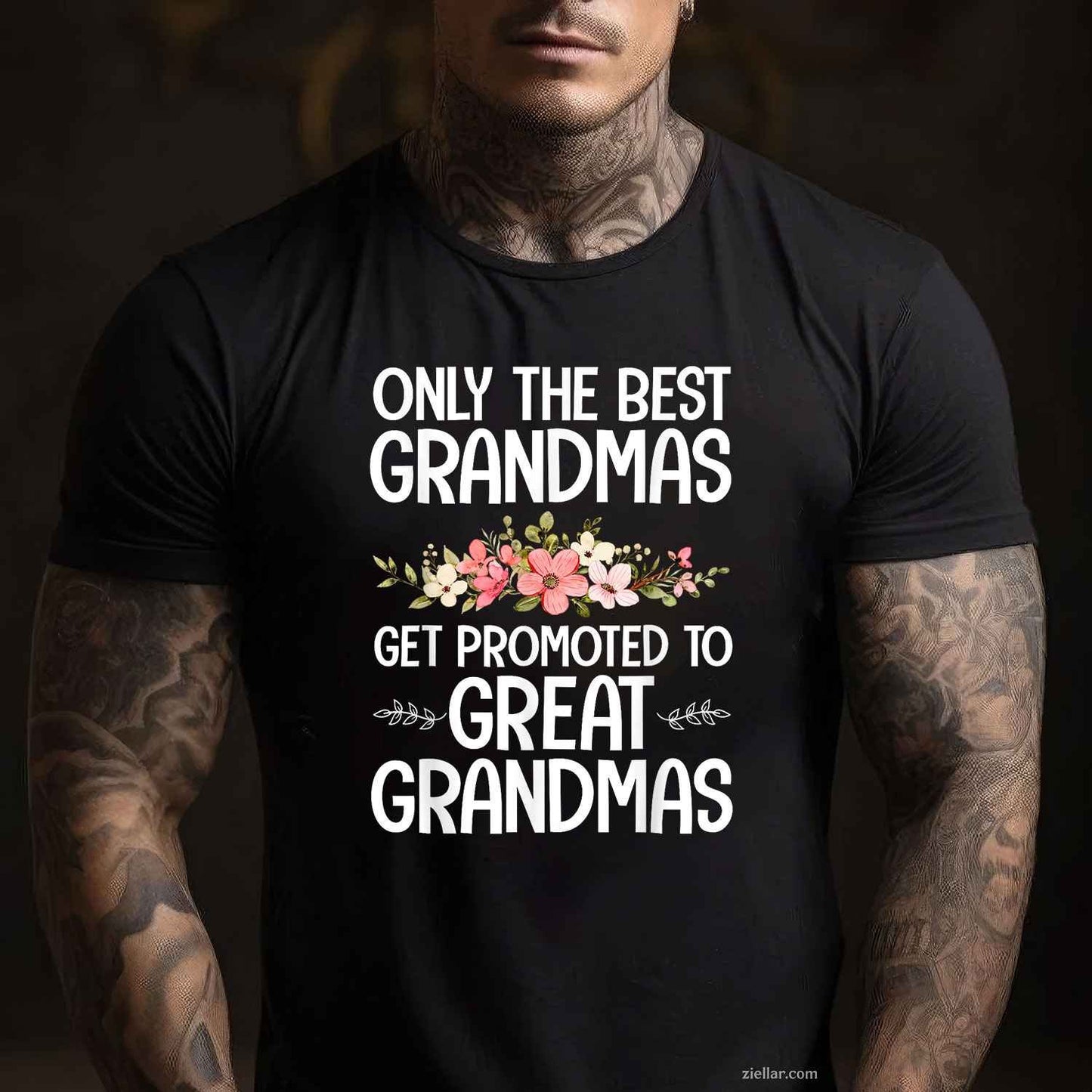 Best Great Grandma Art For Grandma Women Great Grandmother T-Shirt Tee