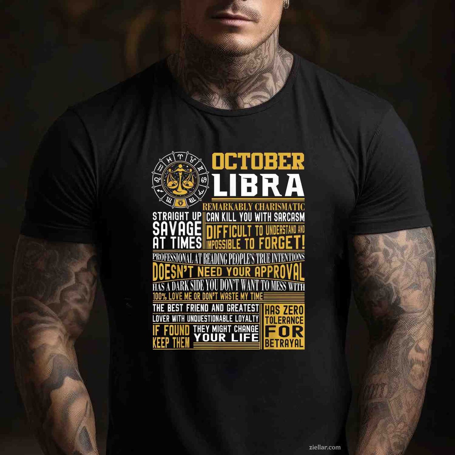 Best born in October Libra zodiac sign t shirts men, women T-Shirt and Tee for Adults Men Women Unisex