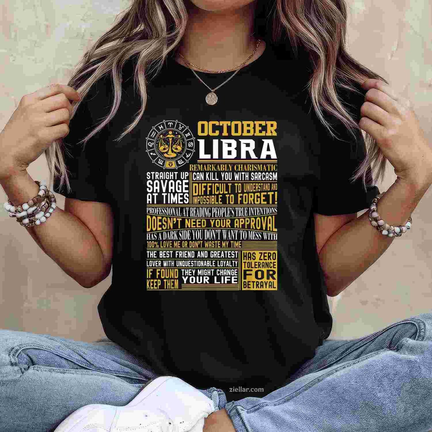 Best born in October Libra zodiac sign t shirts men, women T-Shirt and Tee for Adults Men Women Unisex