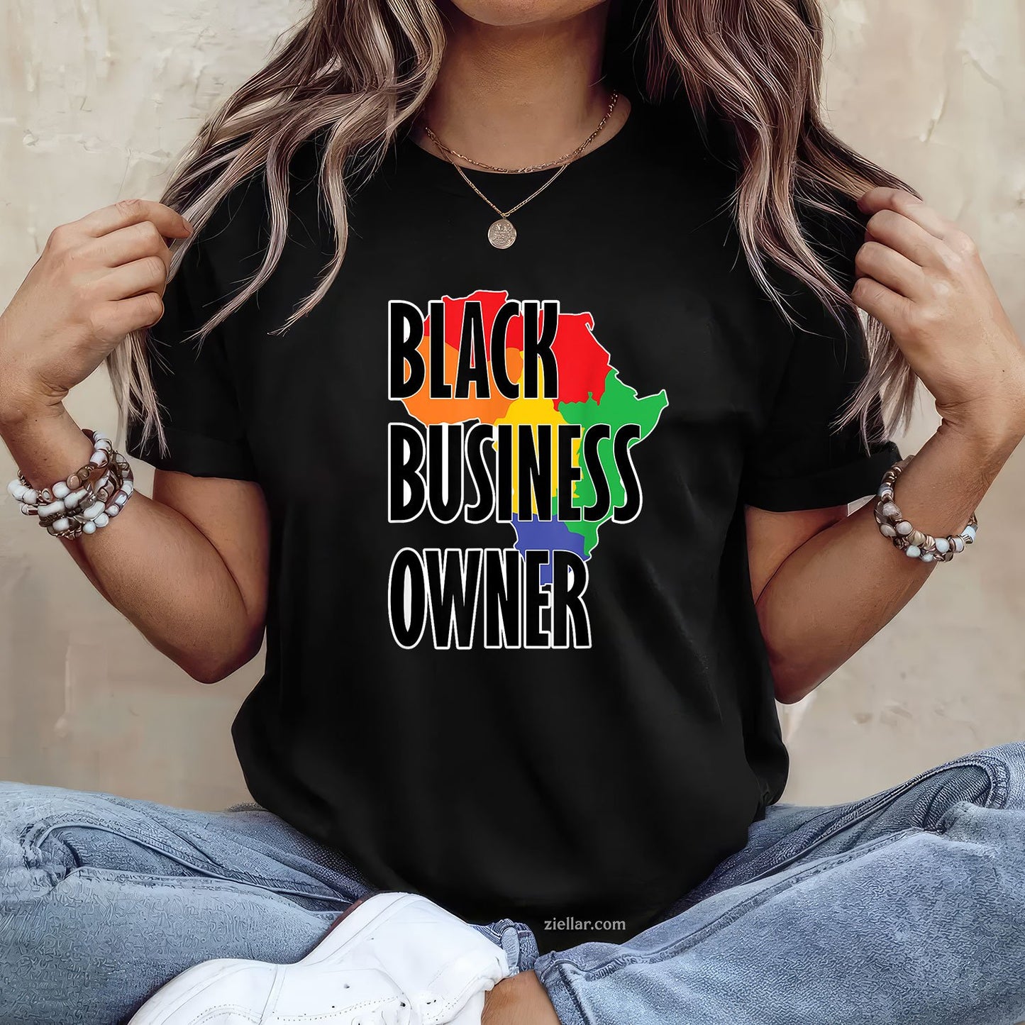 Black Business Owner Gift PanAfrican Juneteenth Celebration Tee