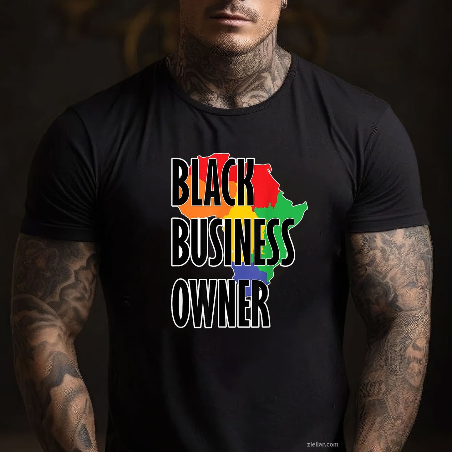Black Business Owner Gift PanAfrican Juneteenth Celebration Tee