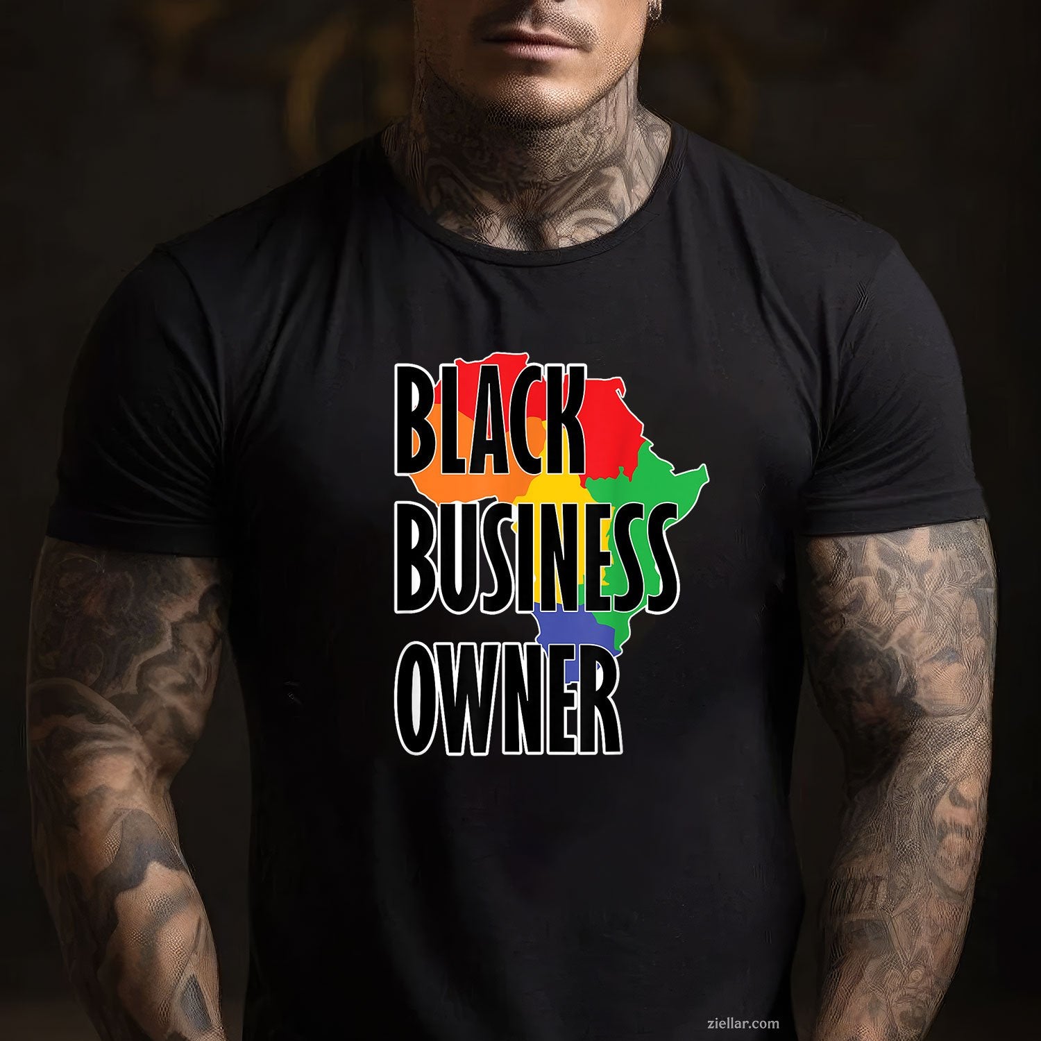 Black Business Owner Gift PanAfrican Juneteenth Celebration Tee