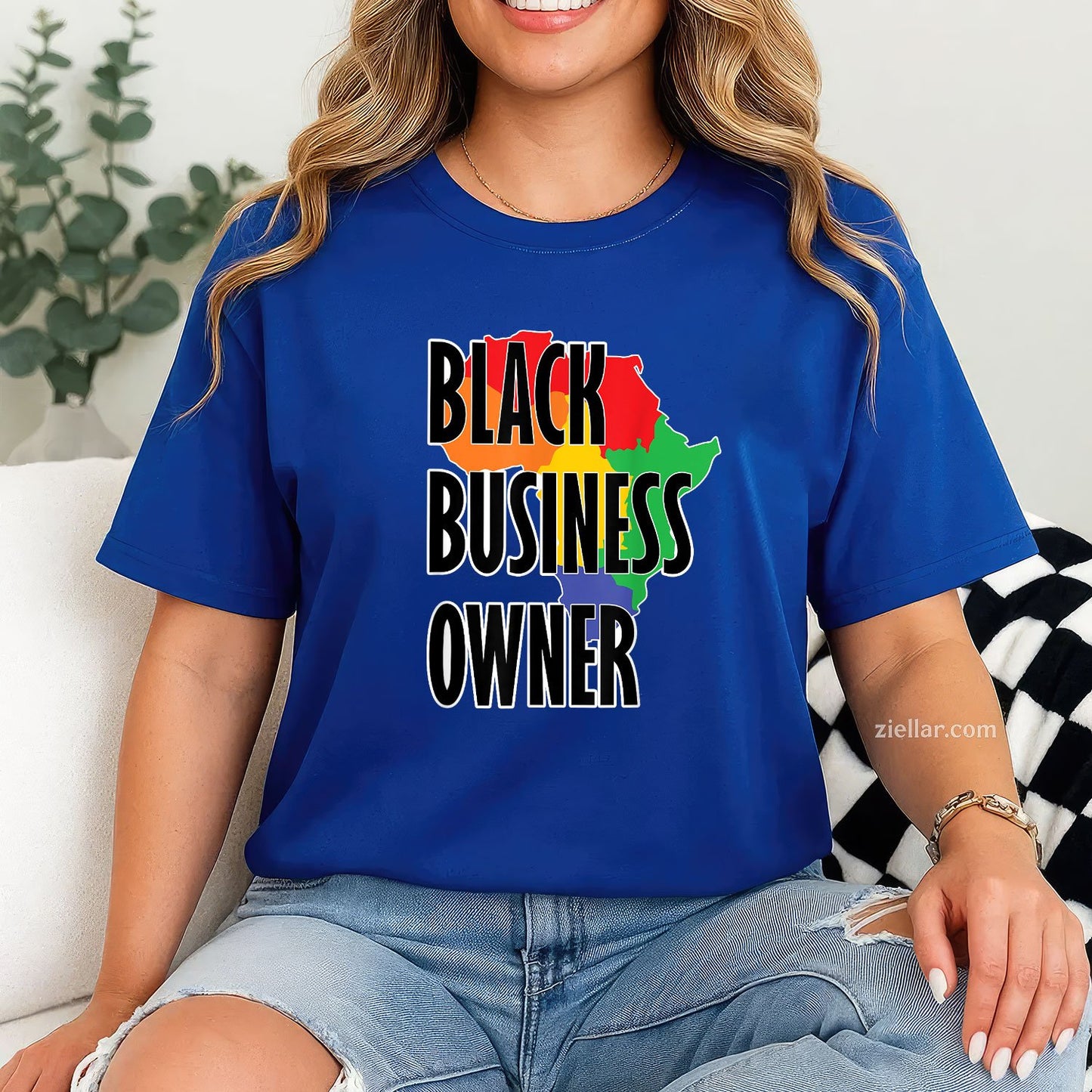 Black Business Owner Gift PanAfrican Juneteenth Celebration Tee