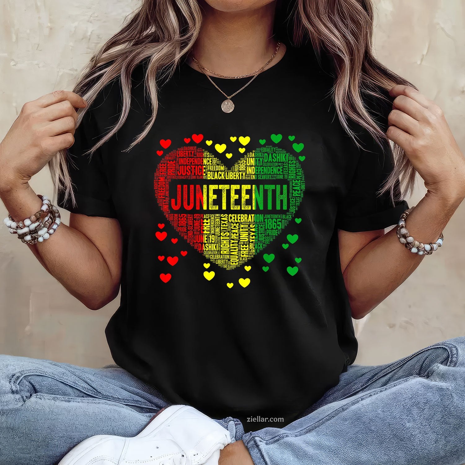 Black History Heart Juneteenth Melanin African