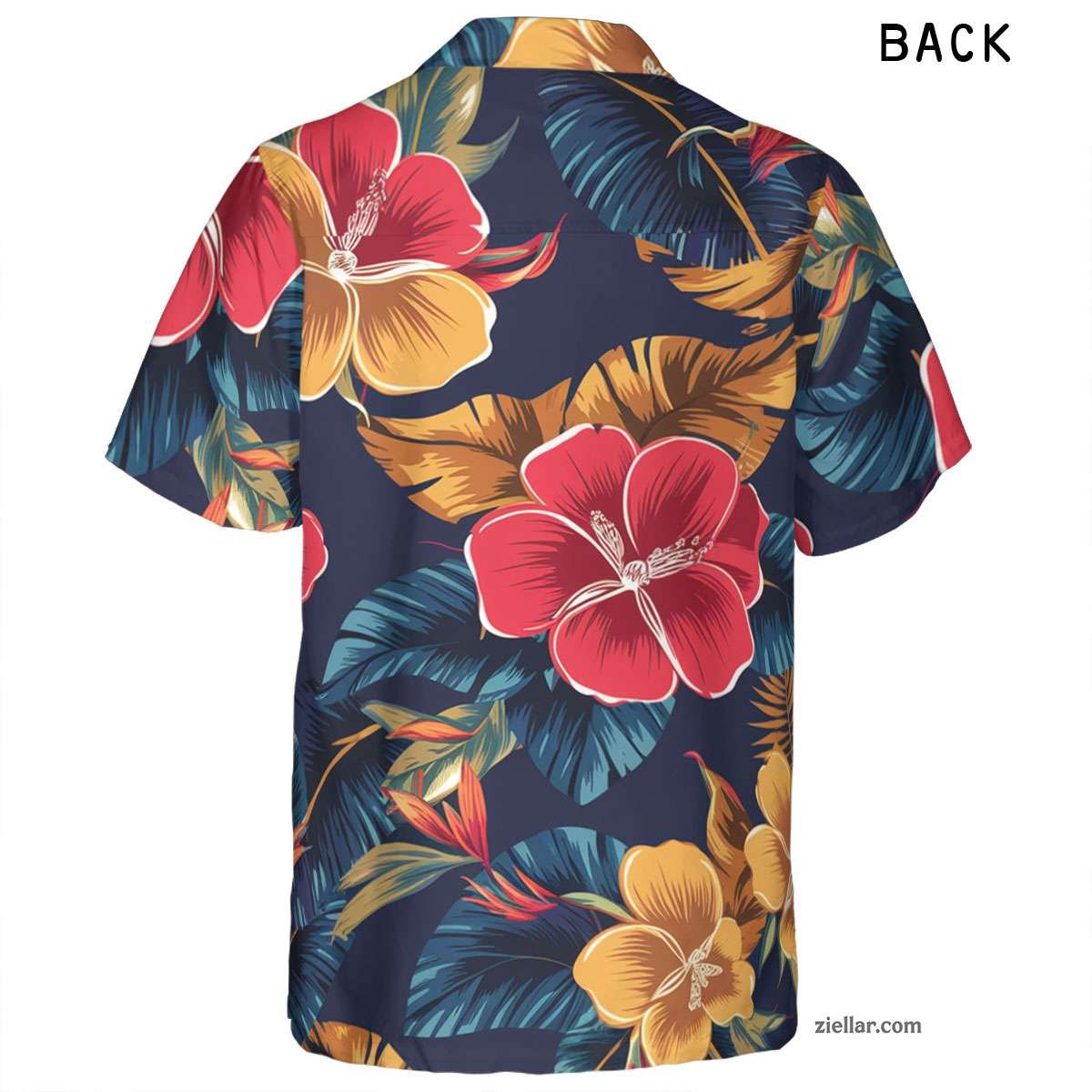 Blue Pineapple Tropical Hawaiian Shirt and Tee, Aloha Beach Party Outfit