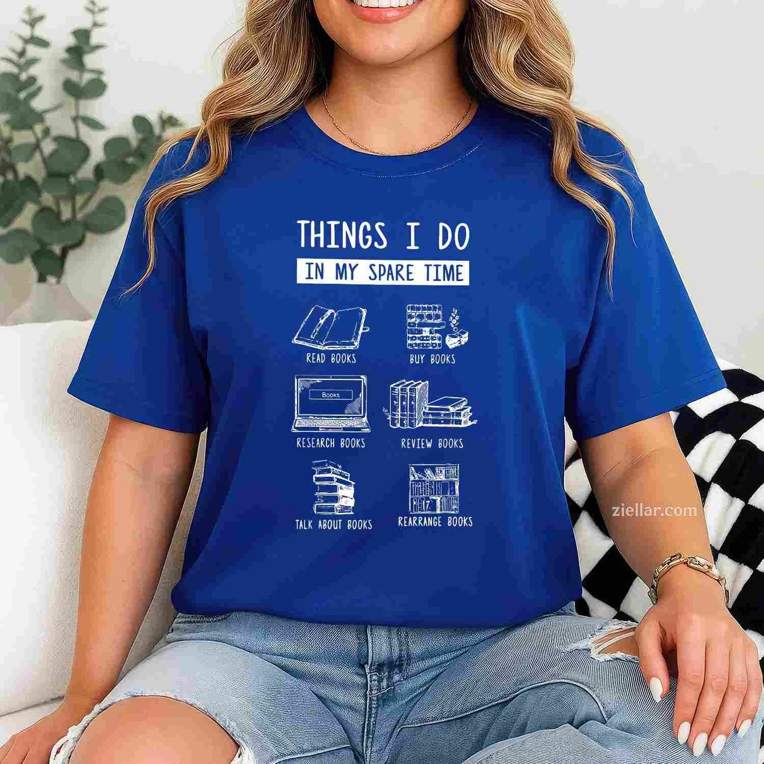 Book Reading - Reviewing Books - Bookworm - Bookish T-Shirt, Vintage Graphic Tee For Adults Unisex