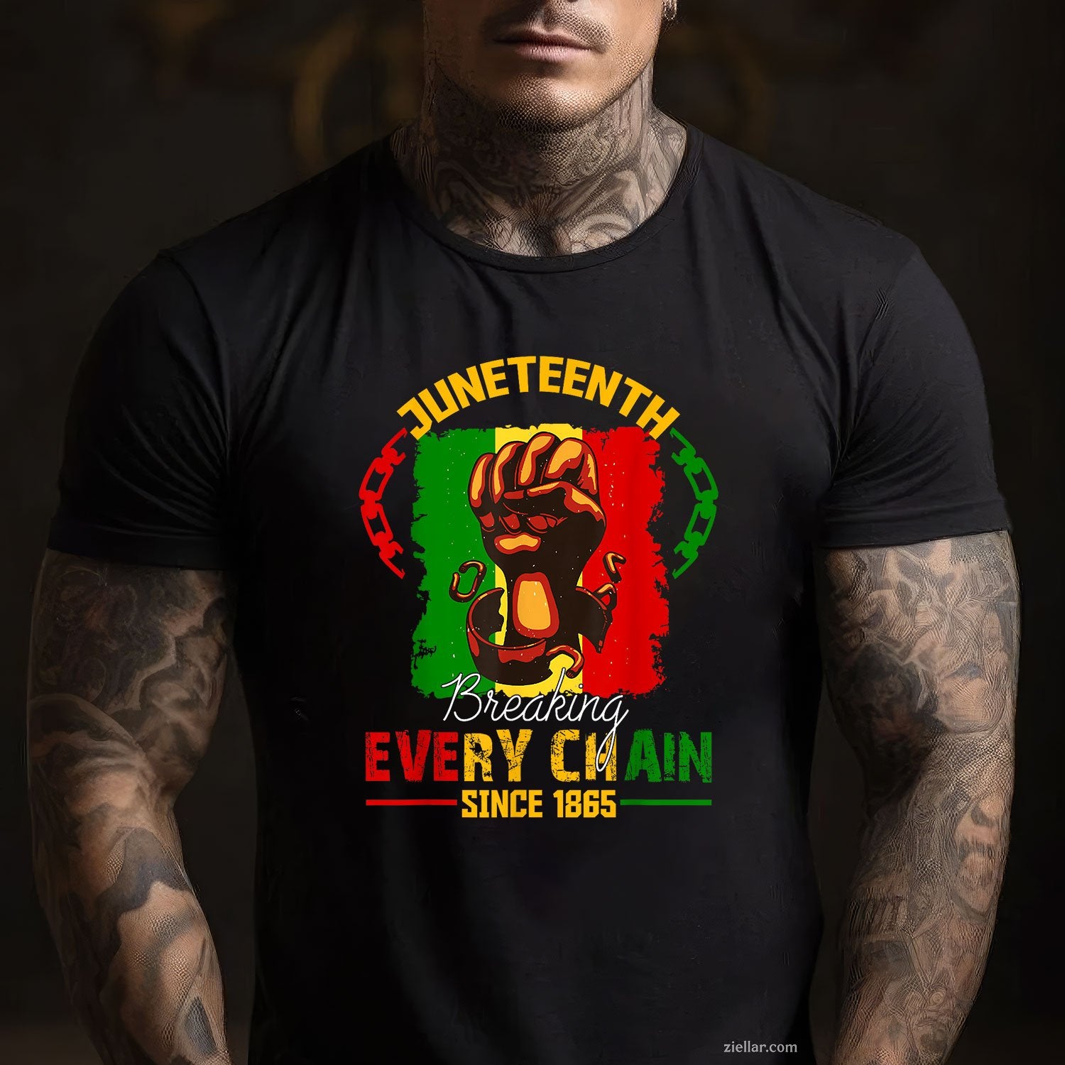 Breaking Every Chain Since 1865 Women Men Juneteenth Freedom