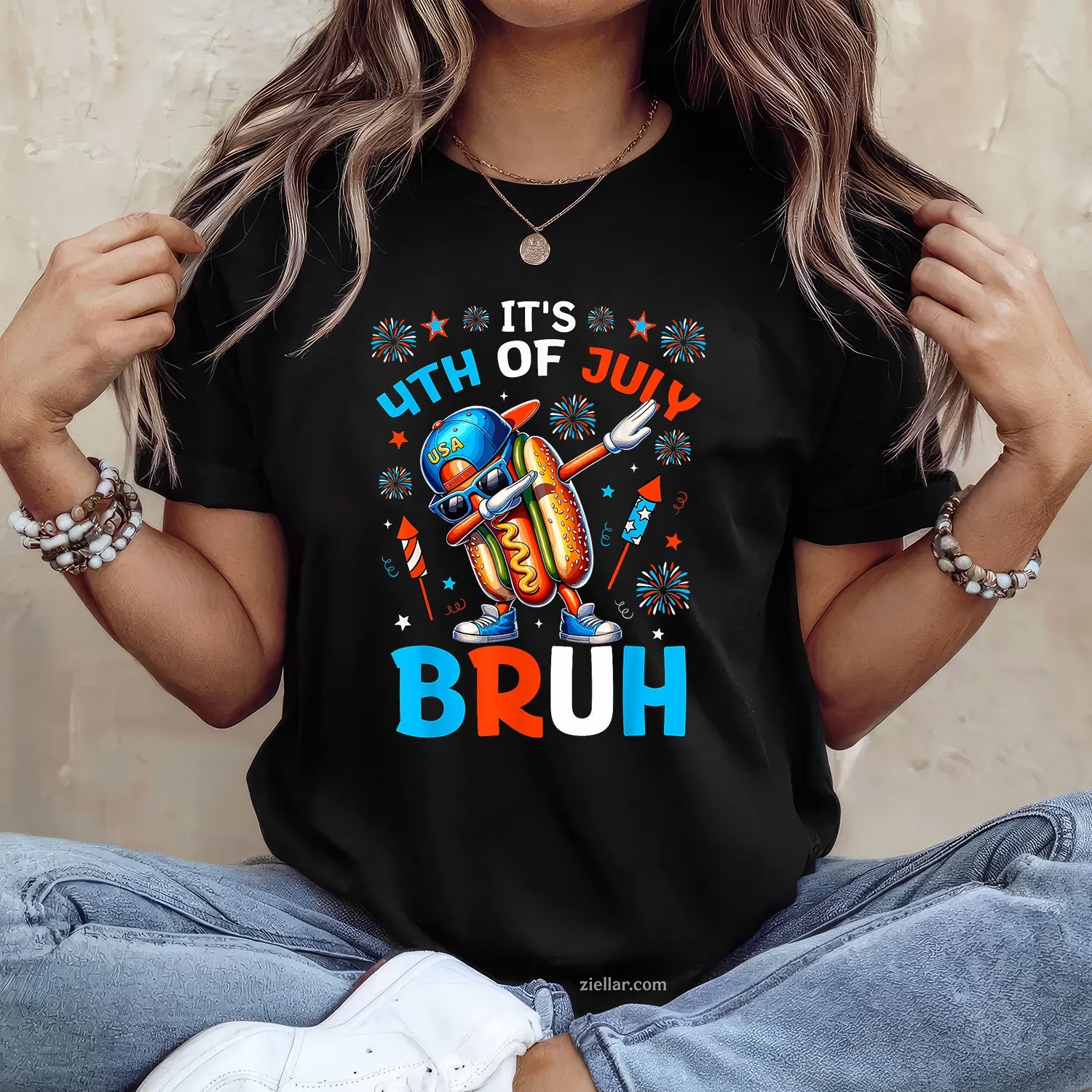 Bruh 4th Of July Hotdog