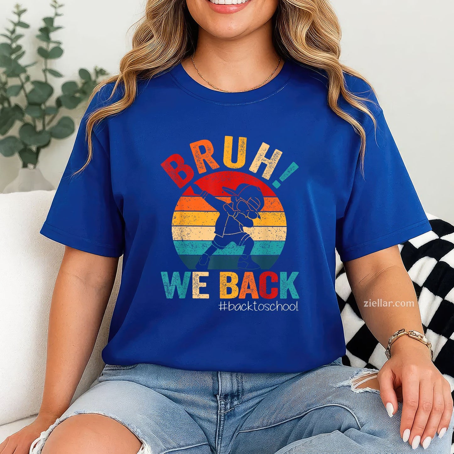 Bruh We Back Tee and T-Shirt, Groovy Back to School T-Shirt for Teachers Adults