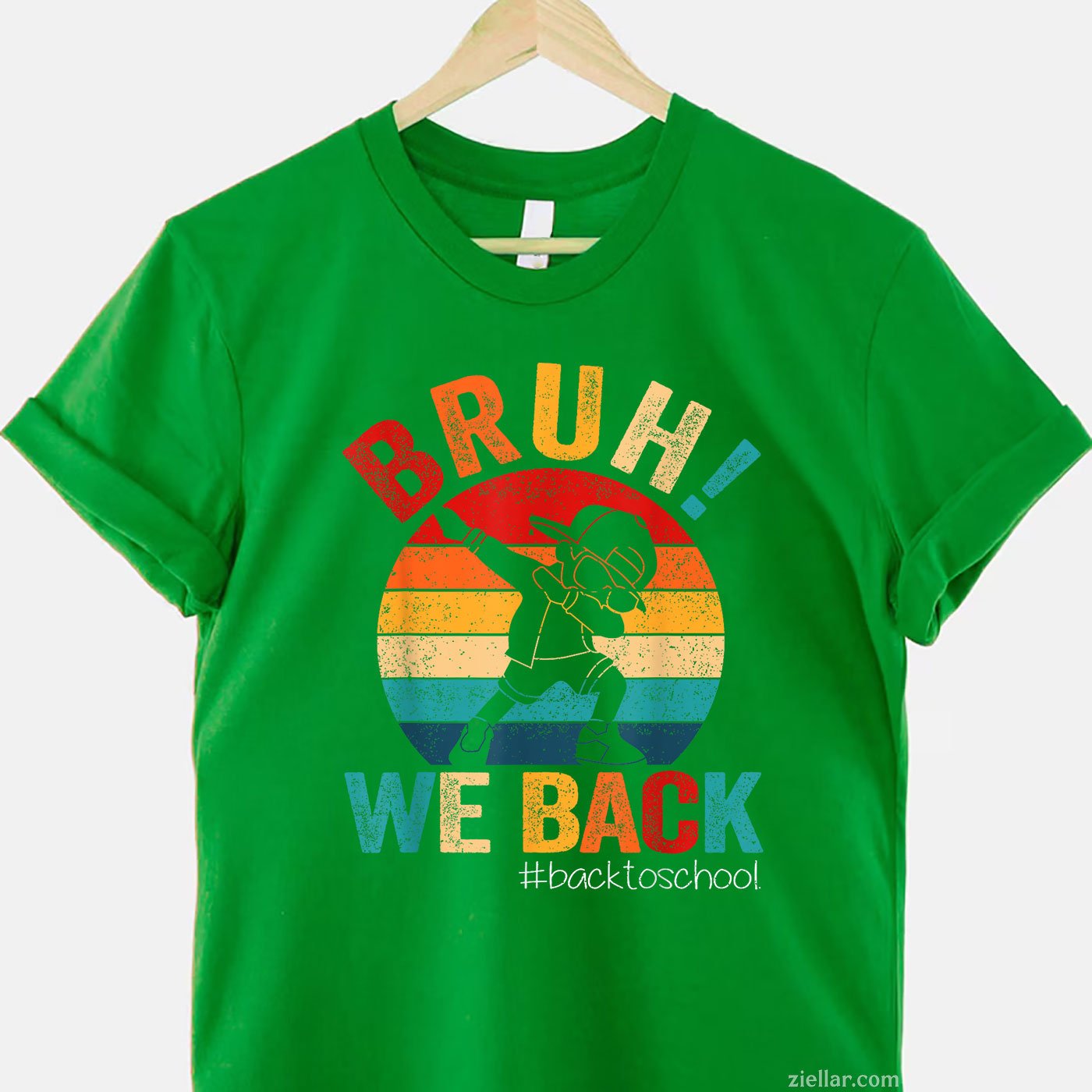 Bruh We Back Tee and T-Shirt, Groovy Back to School T-Shirt for Teachers Adults