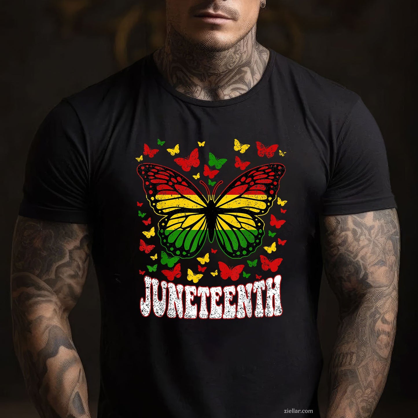 Butterflies Juneteenth Retro Black History