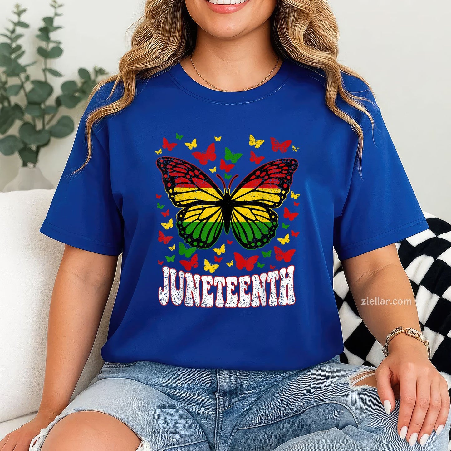 Butterflies Juneteenth Retro Black History