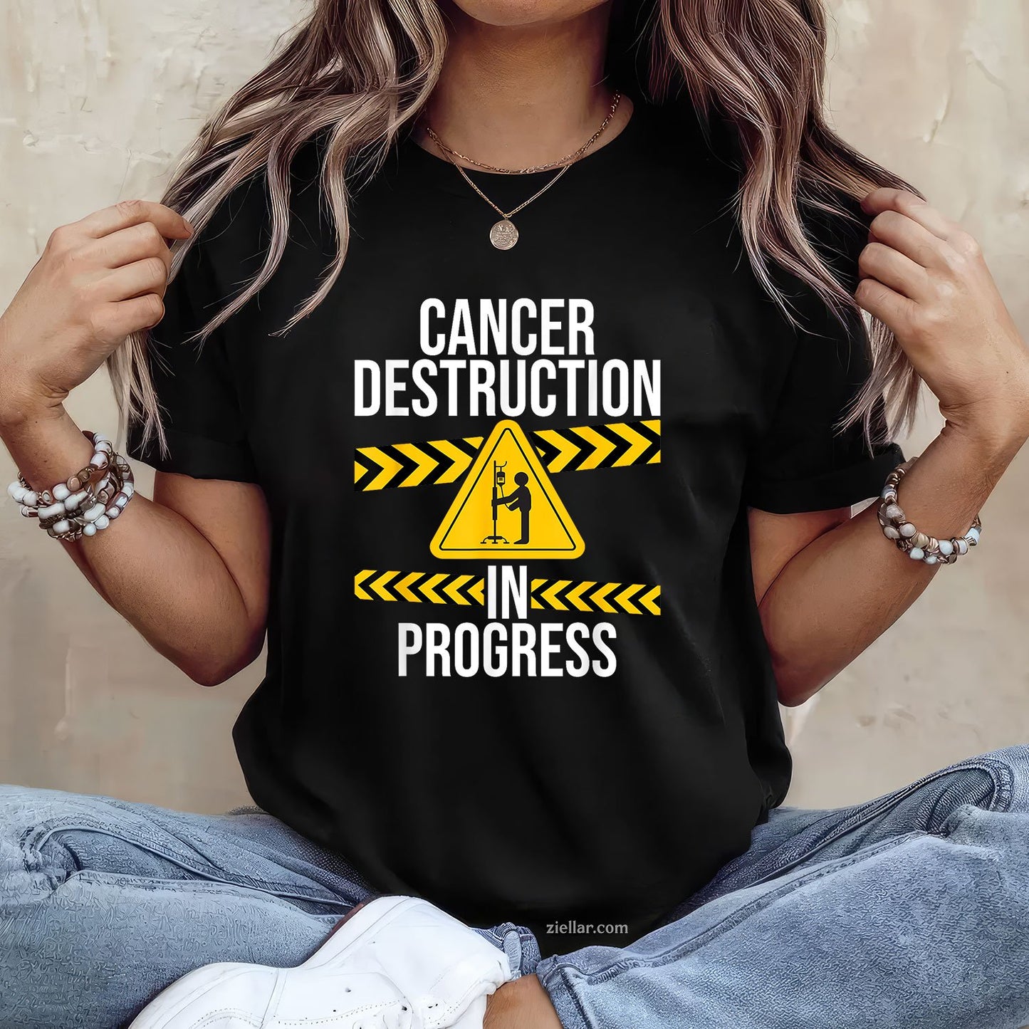 Cancer Destruction in Progress - Cancer Fighter T-Shirt