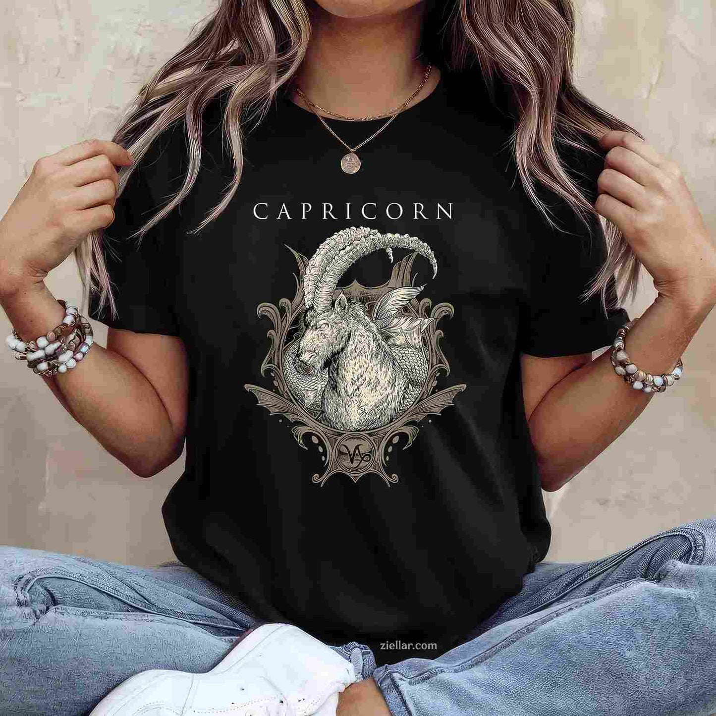 Capricorn Zodiac T-Shirt_ Birthday December January Tee, Perfect For Men, Women And Astrology Lovers