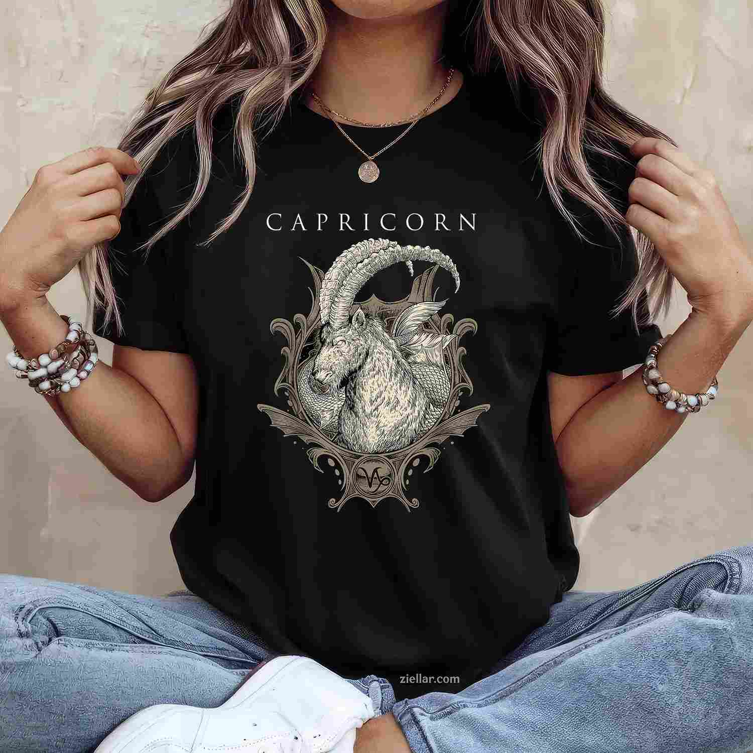 Capricorn Zodiac T-Shirt_ Birthday December January Tee, Perfect For Men, Women And Astrology Lovers