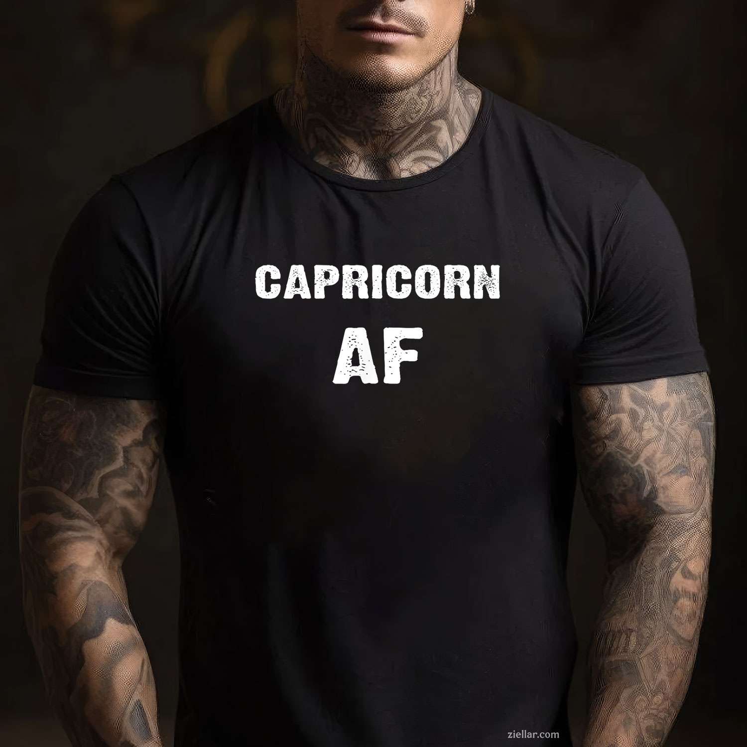 Capricorn Af Birthday T-Shirt_ Funny December January Zodiac Gift Tee, Perfect For Men And Women
