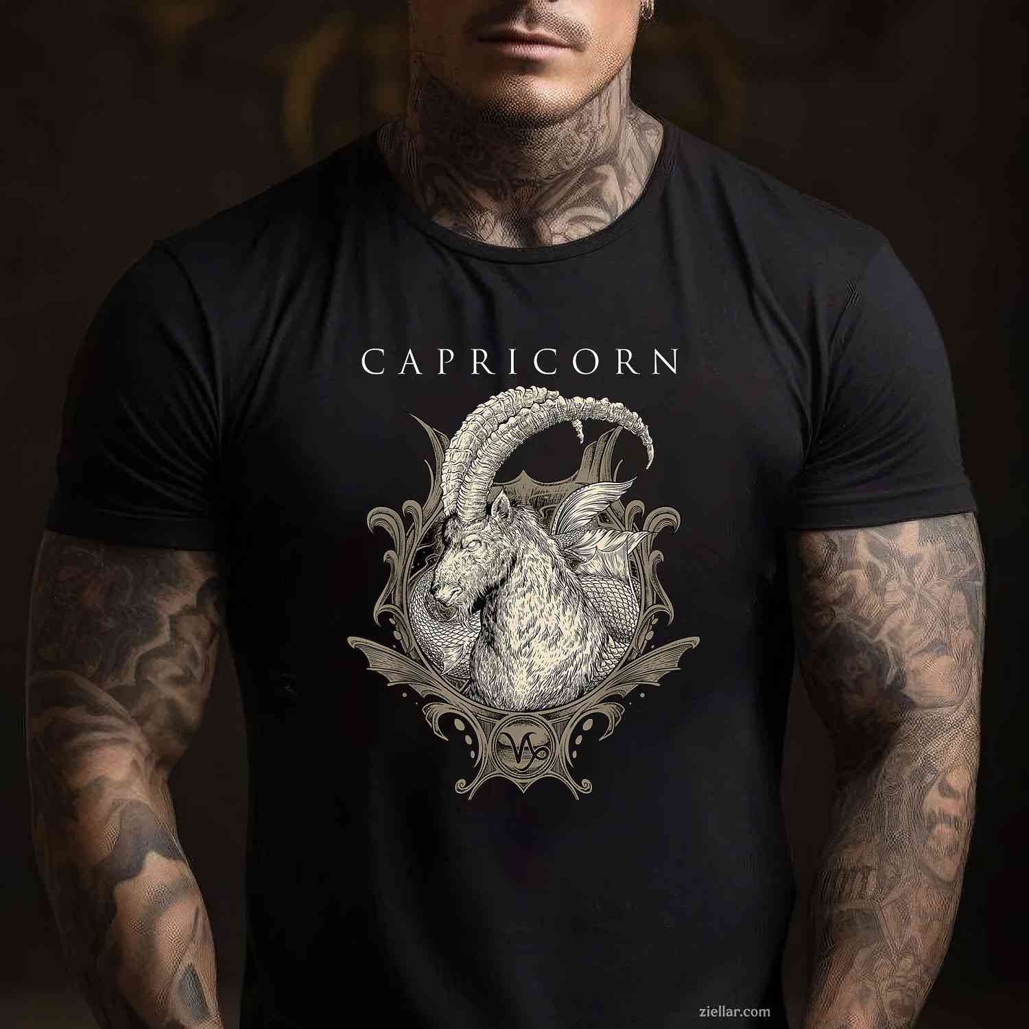 Capricorn Zodiac T-Shirt_ Birthday December January Tee, Perfect For Men, Women And Astrology Lovers