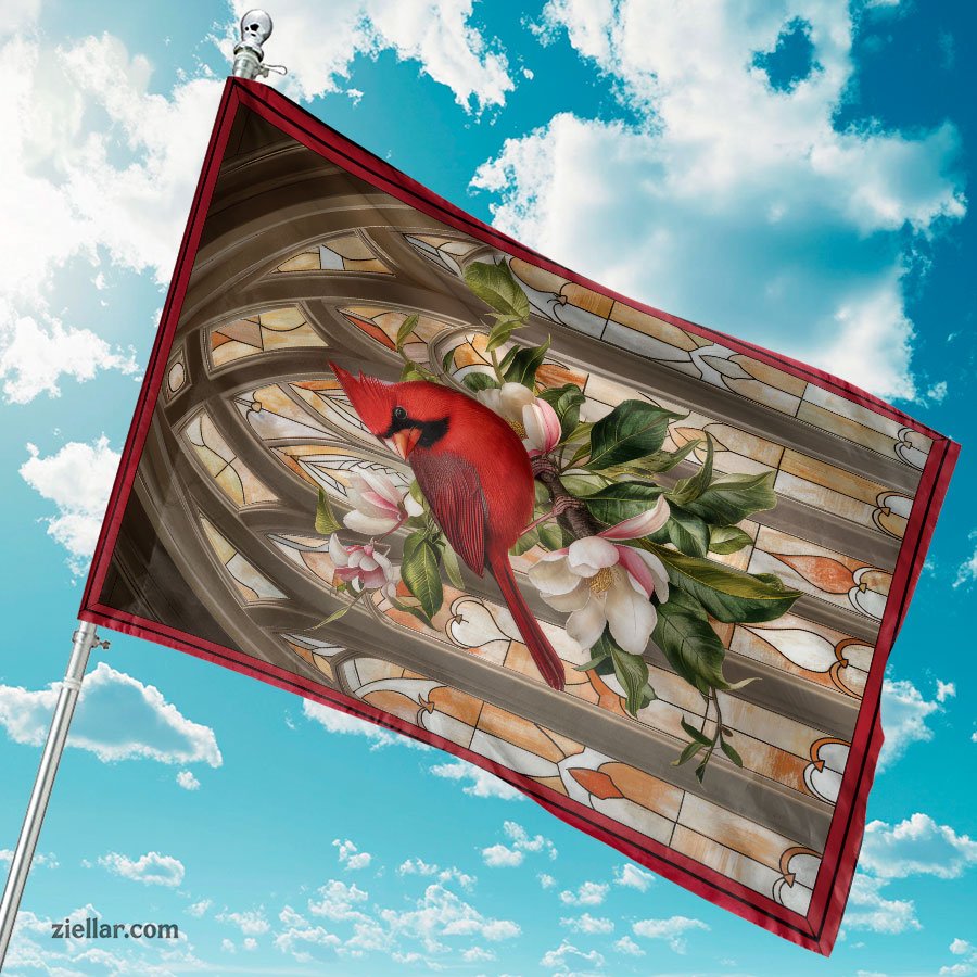 Cardinal Garden Flag 12x18 Inch Double Sided Spring Summer Yard Outdoor Decor