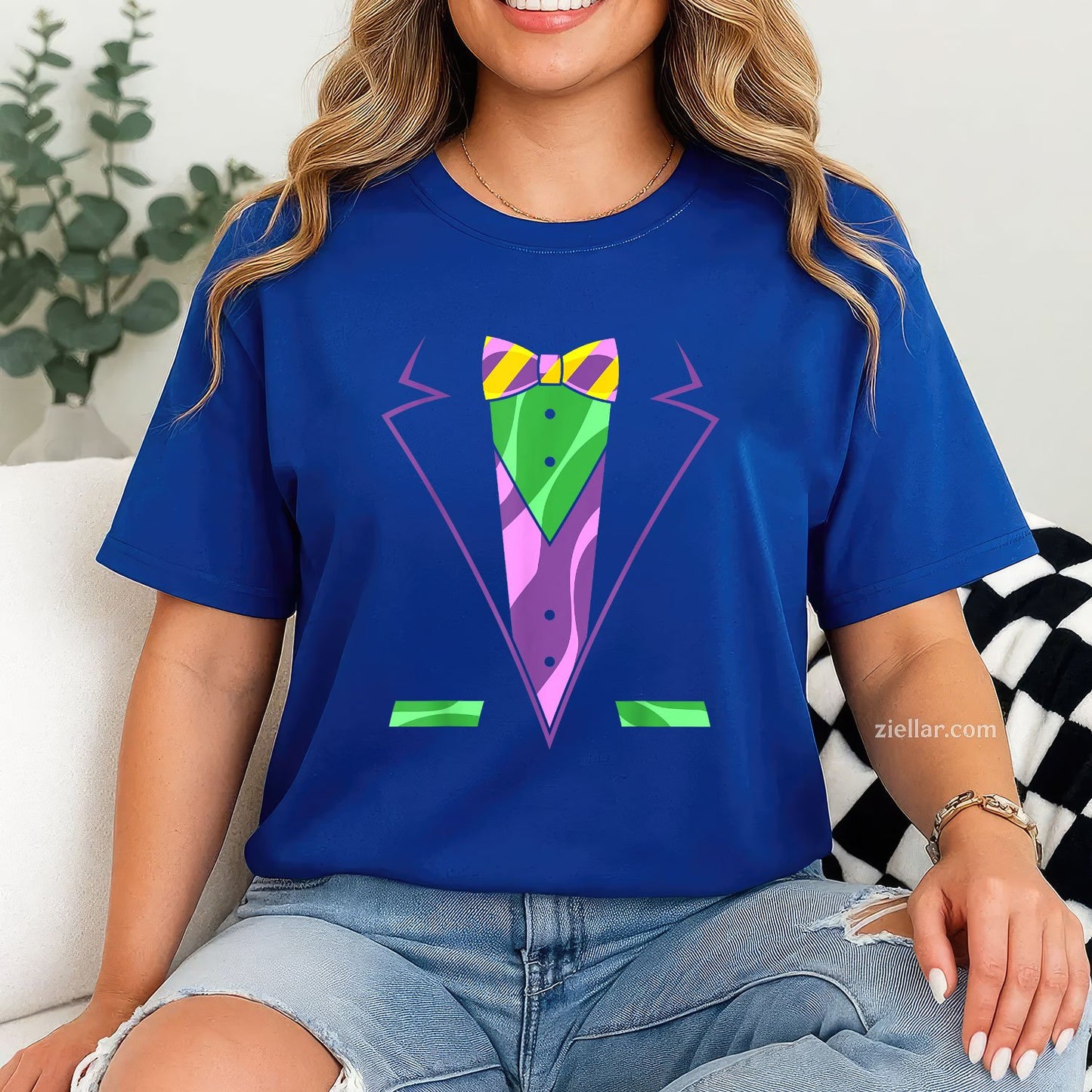 Carnival Masquerade Tuxedo Tee and T-Shirt, Parade Mardi Gras Outfit T-Shirt Gift for Men Adults