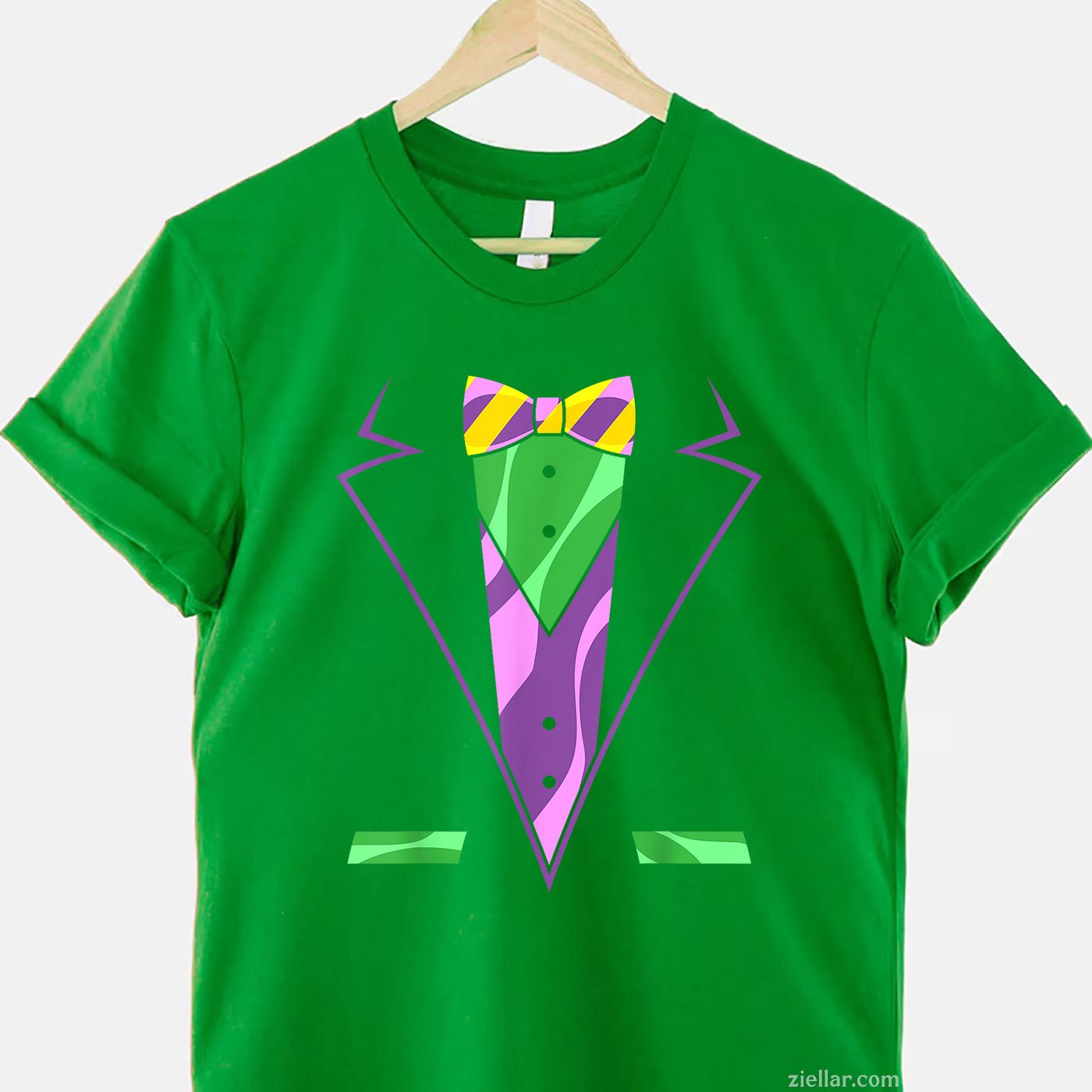 Carnival Masquerade Tuxedo Tee and T-Shirt, Parade Mardi Gras Outfit T-Shirt Gift for Men Adults