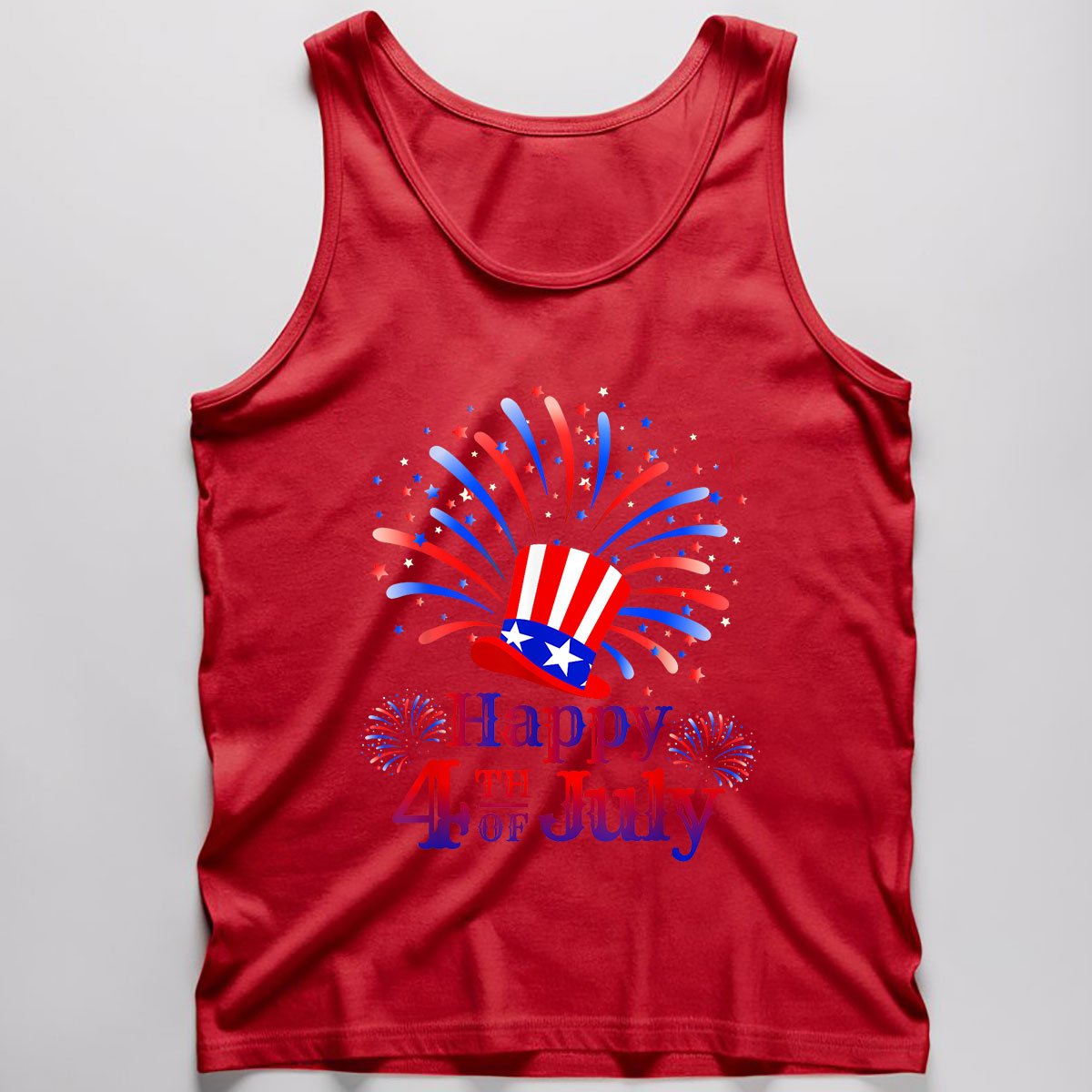 Celebrating Freedom Tank Top Shirt, Patriotic USA Independence Day Gift