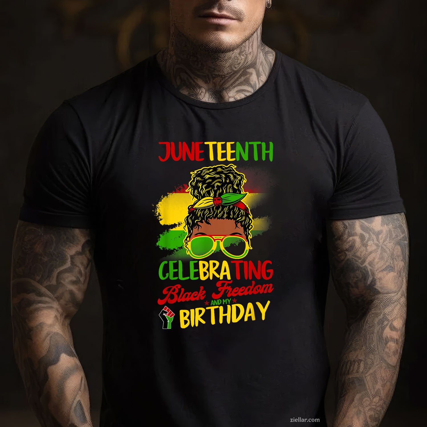 Celebrating Juneteenth And My Birthday June 19th Bday Women TShirt