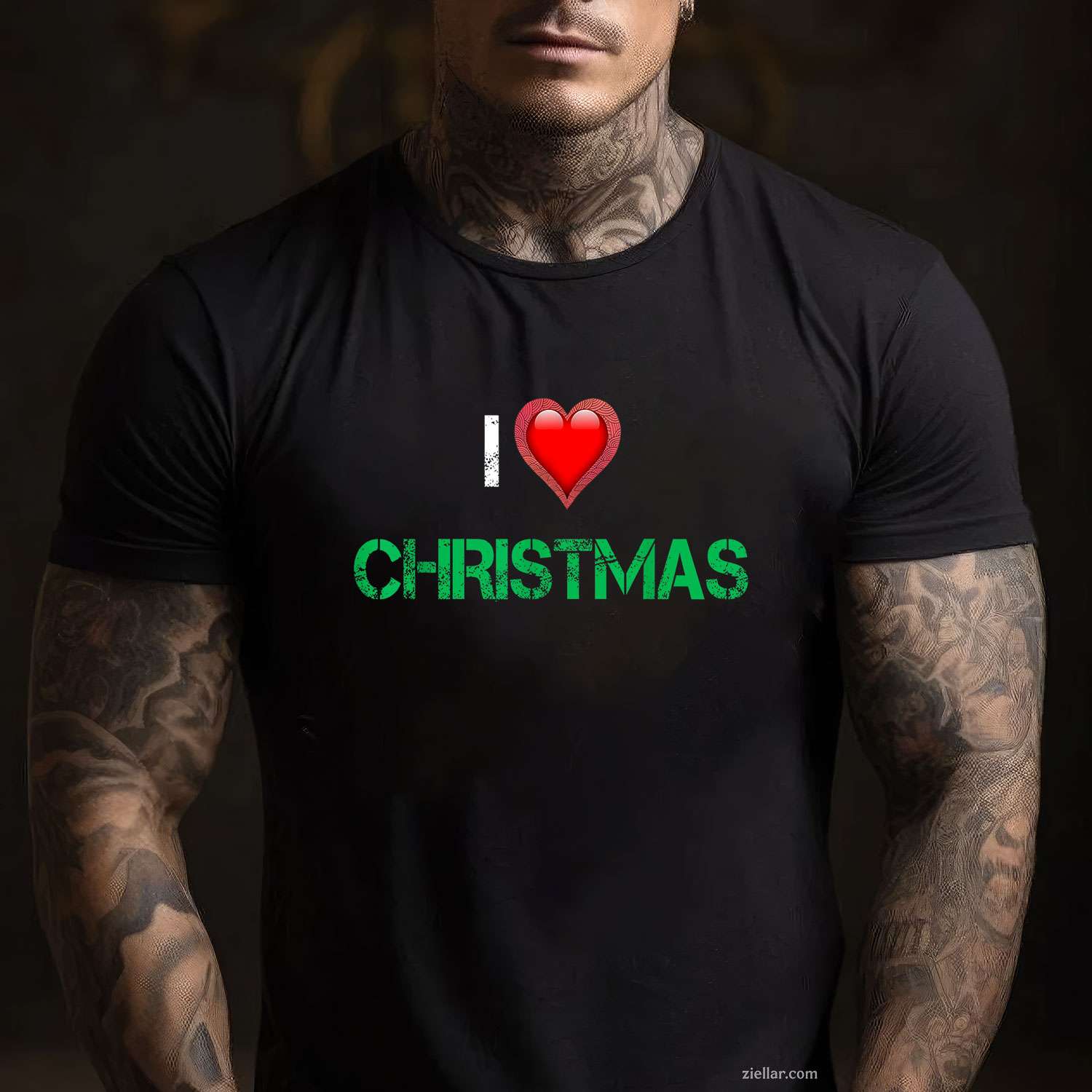 Christmas Cat Selfie With Santa Claus Cute Holiday Photo T-Shirt For Men Women, A Cat Lover Christmas Selfie Tee