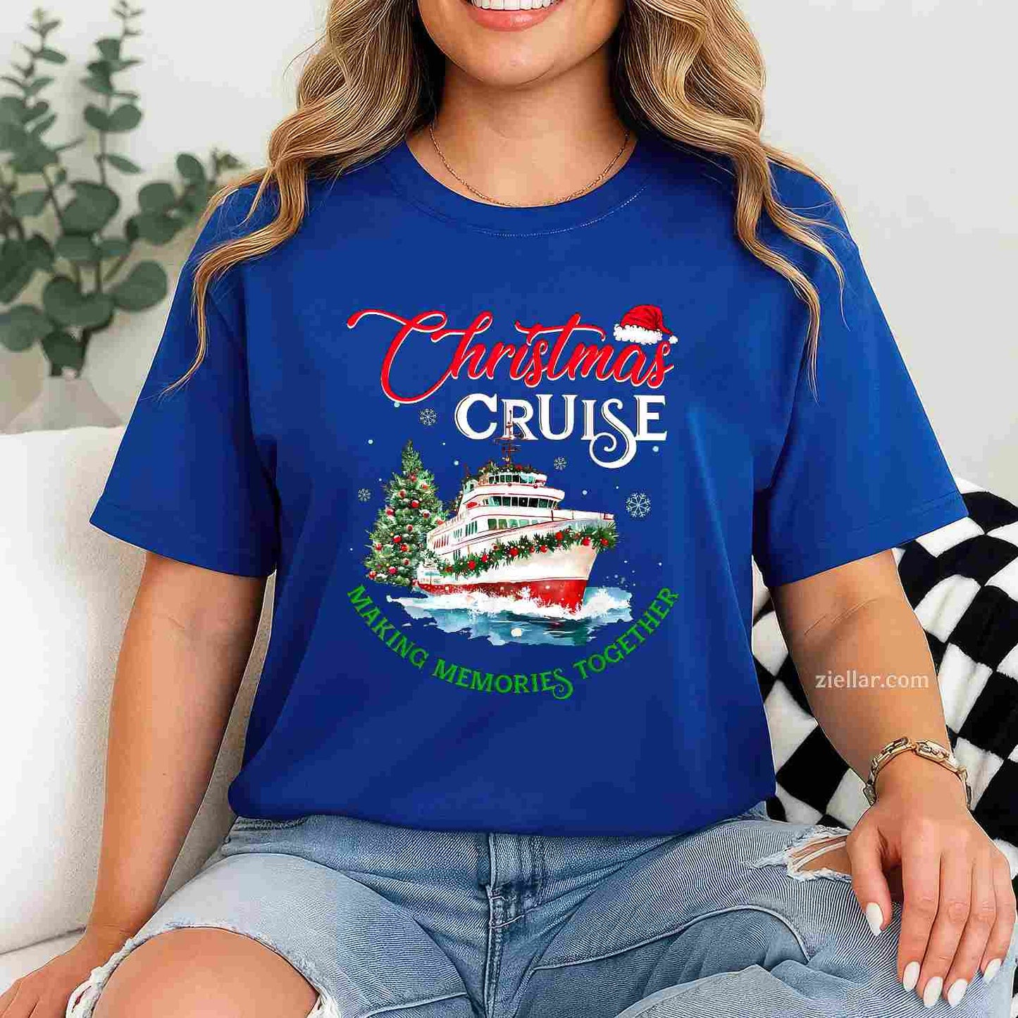 Christmas Cruise Squad Making Memories Together Family Trip T-Shirt, A Family Trip Christmas Cruise Squad Tee