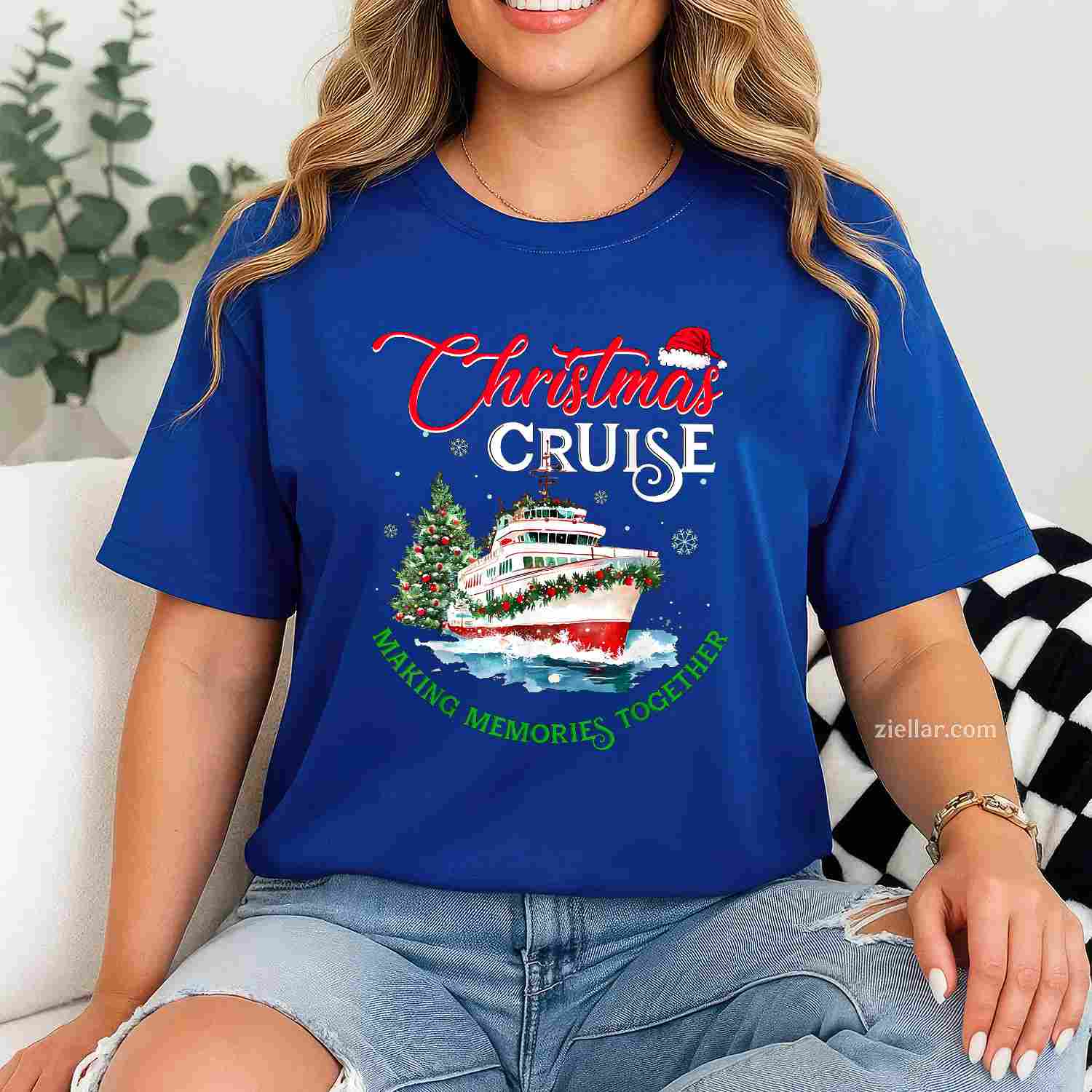 Christmas Cruise Squad Making Memories Together Family Trip T-Shirt, A Family Trip Christmas Cruise Squad Tee