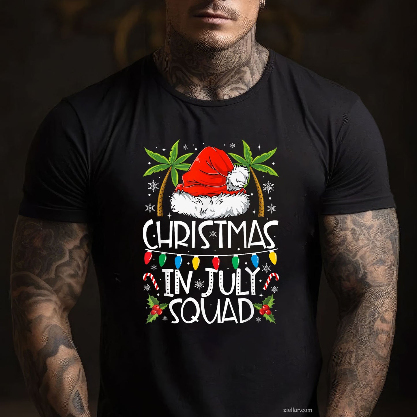 Christmas In July Squad Funny Summer Xmas Men Women TShirt