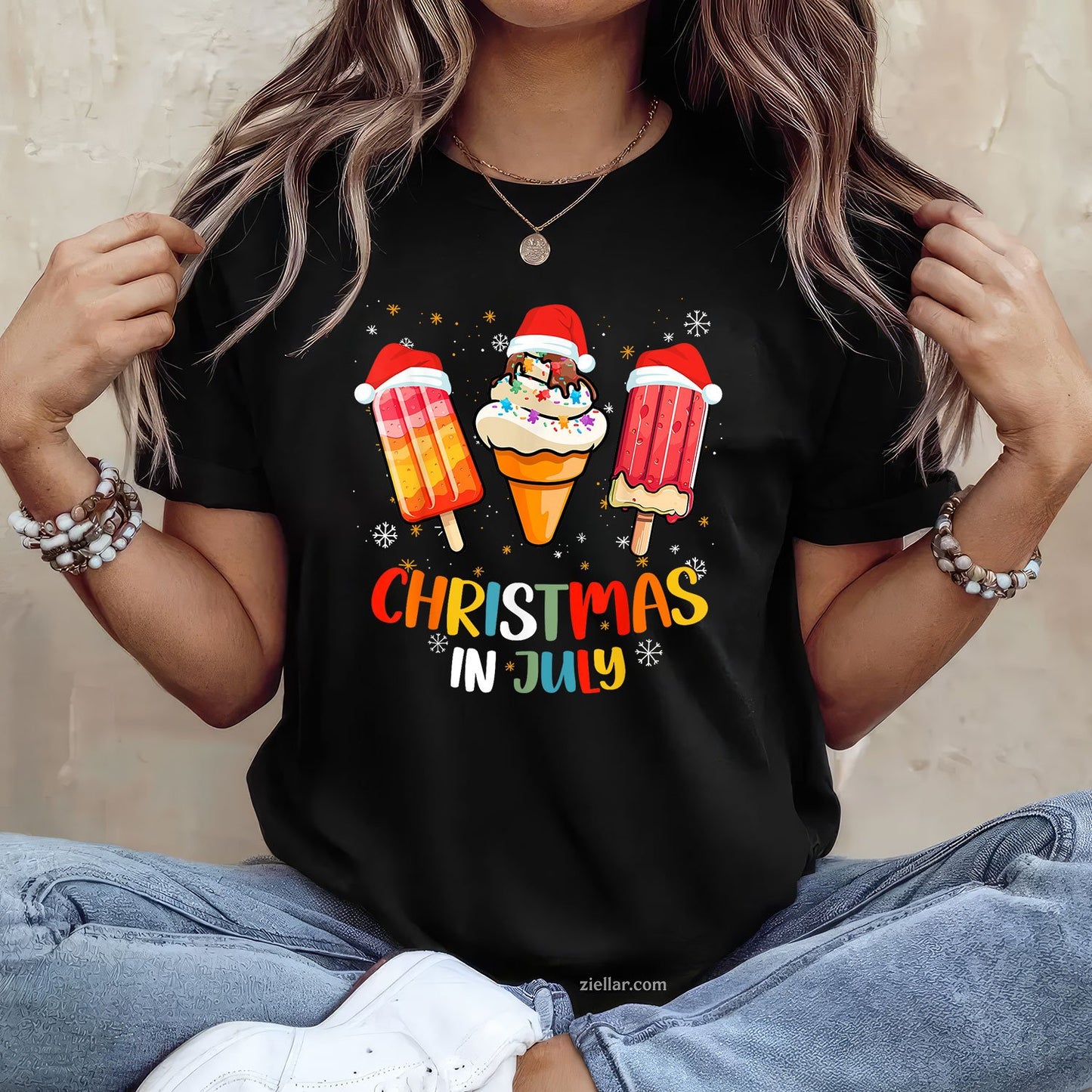 Christmas In July Popsicles Ice Cream Women Men