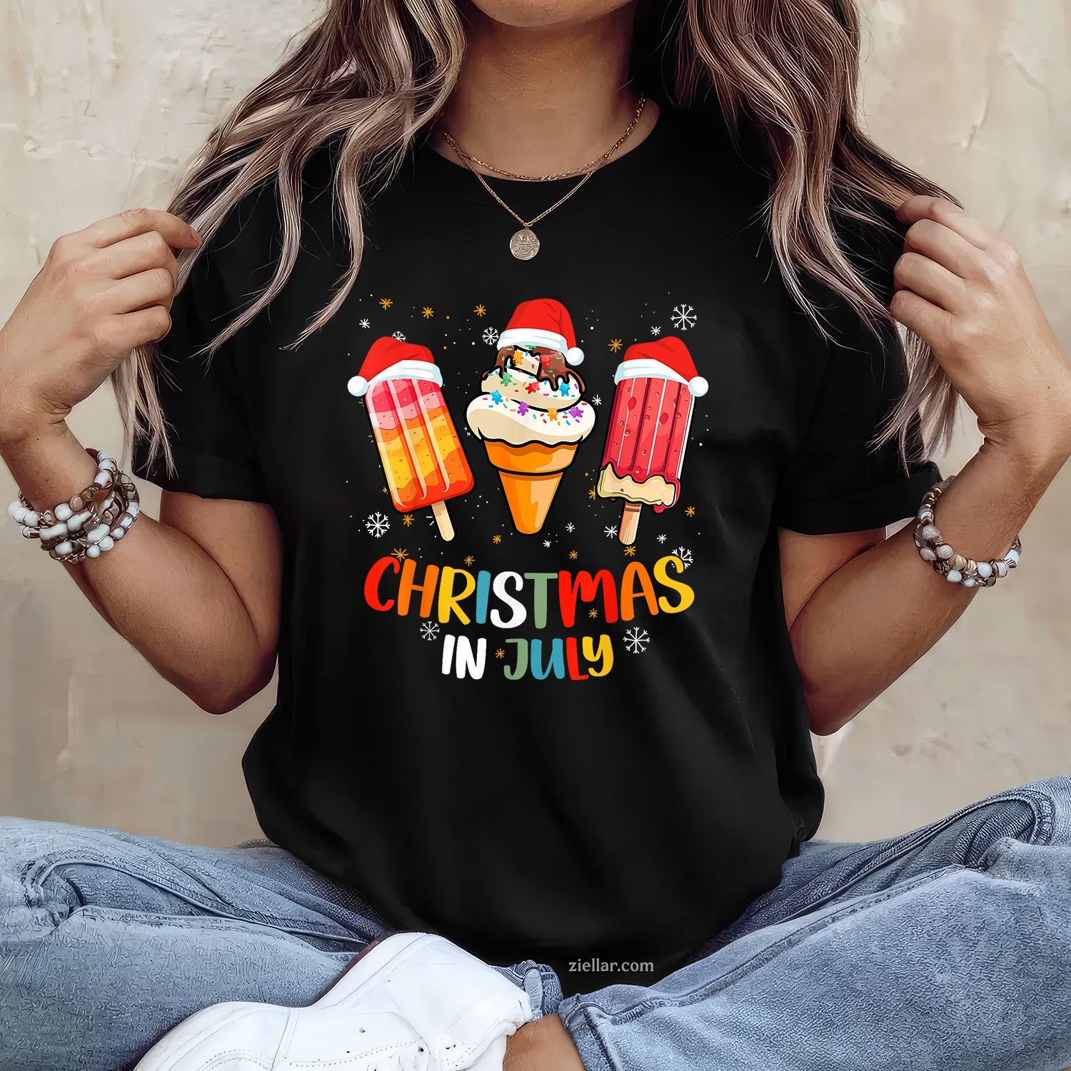 Christmas In July Popsicles Ice Cream Women Men